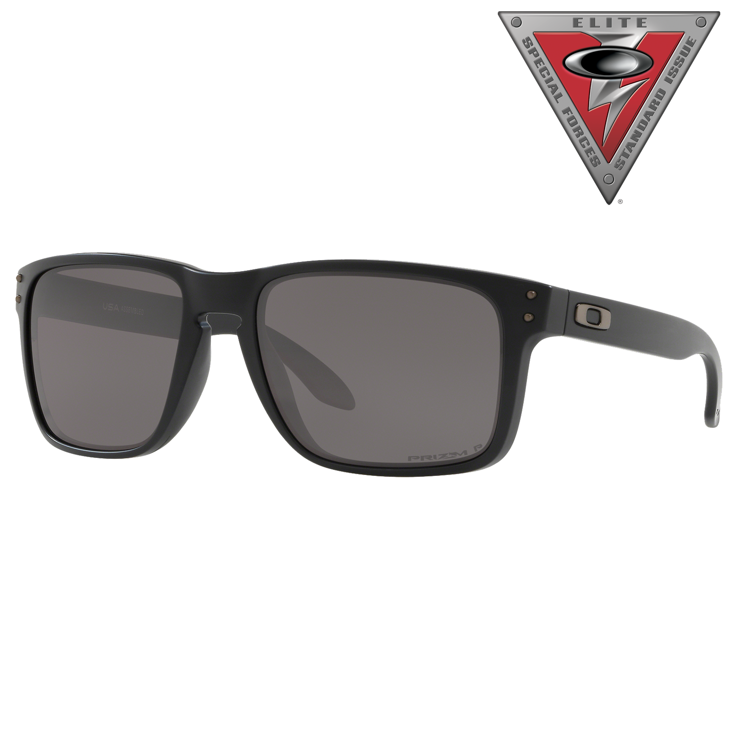 Oakley Holbrook XL OO9417 Polarized Sunglasses - SI Matte Black/Prizm Grey