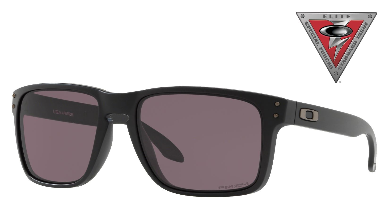 Oakley Holbrook XL OO9417 Sunglasses - SI Matte Black/Prizm Grey - Large