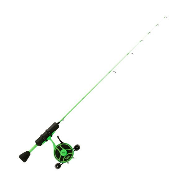 13 Fishing Radioactive Pickle Inline Ice Fishing Combo - Right - 25    - Ultra Light