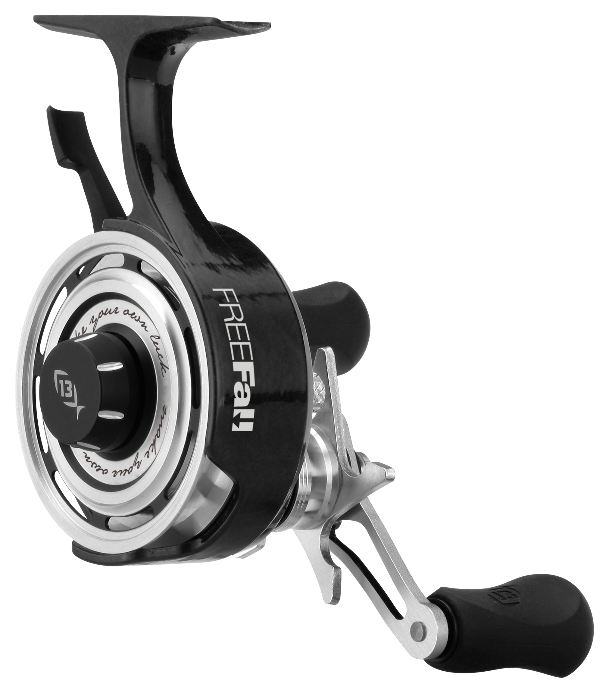 13 Fishing Black Betty FreeFall Inline Ice Fishing Reel - BBFFW2.5-RH