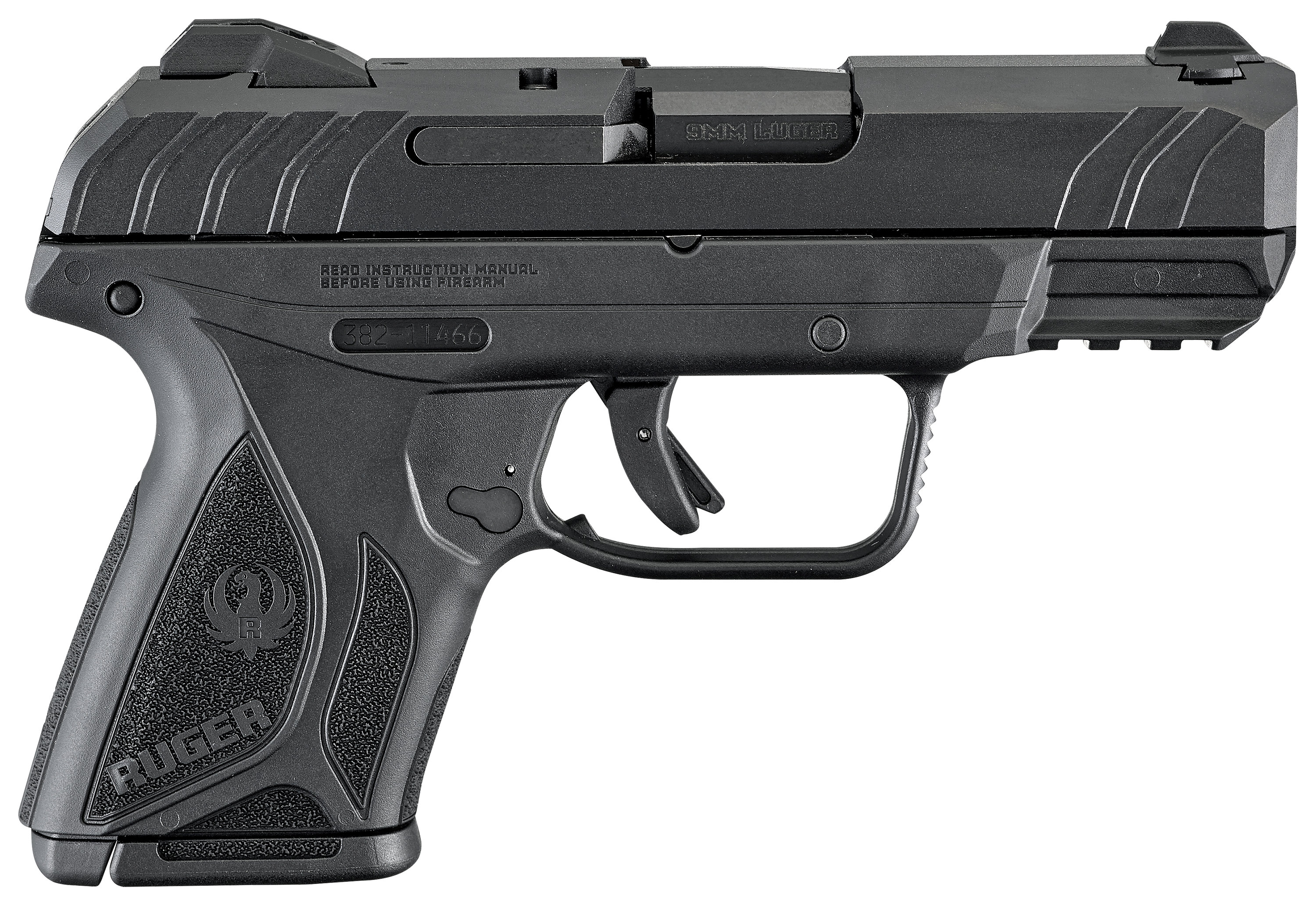 Ruger Security-9 Compact Semi-Auto Pistol - 9mm - Black Oxide - Black