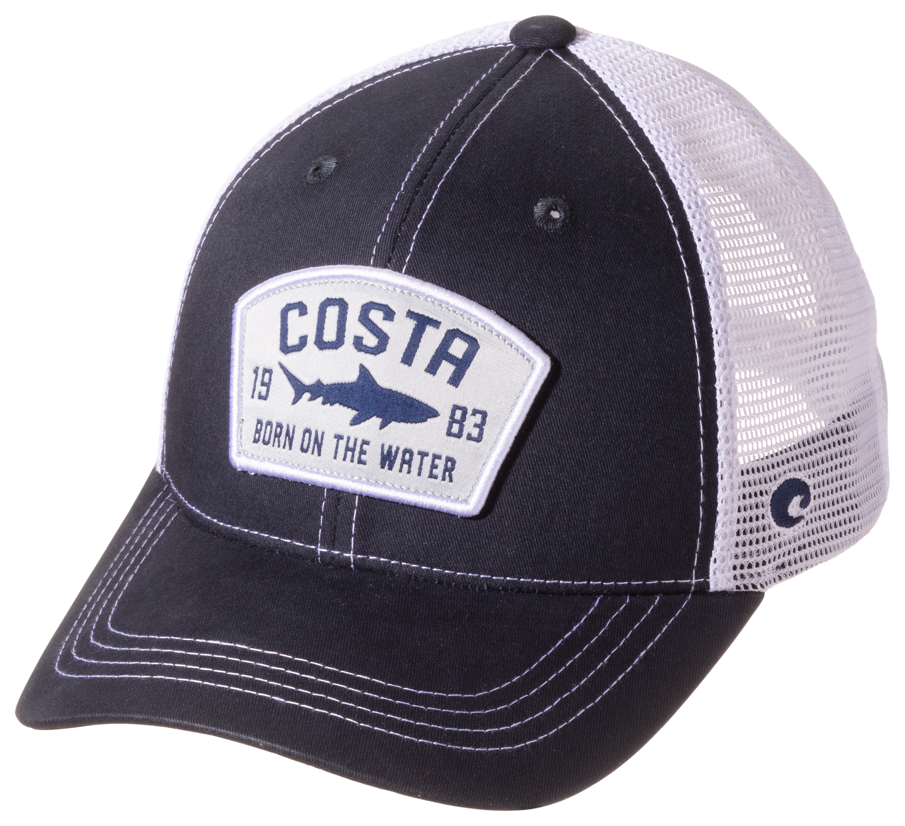 Costa Chatham Shark Trucker Hat - Navy