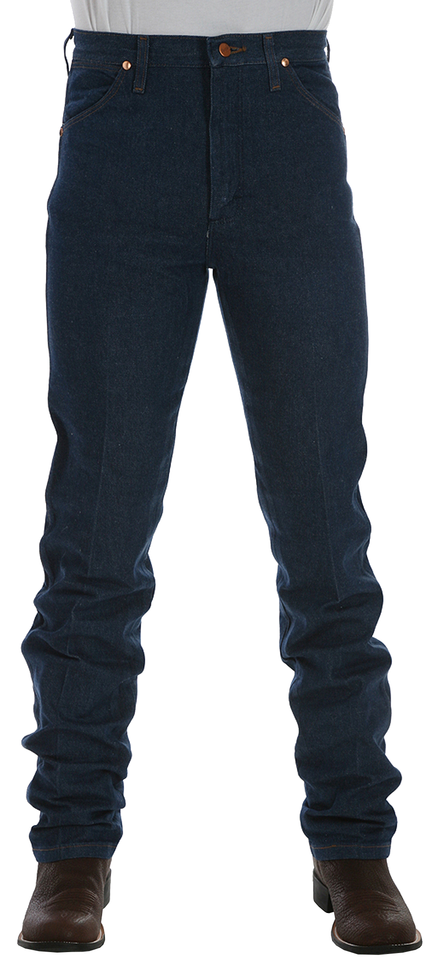 Image of Wrangler Cowboy Cut Original Fit Jeans for Men - Rigid Indigo - 35x30