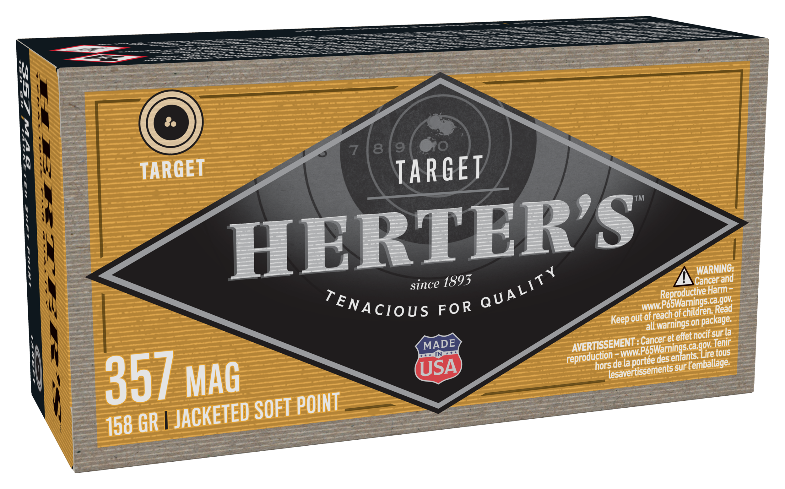 Herter's Target Handgun Ammo - .357 Magnum - 158 Grain