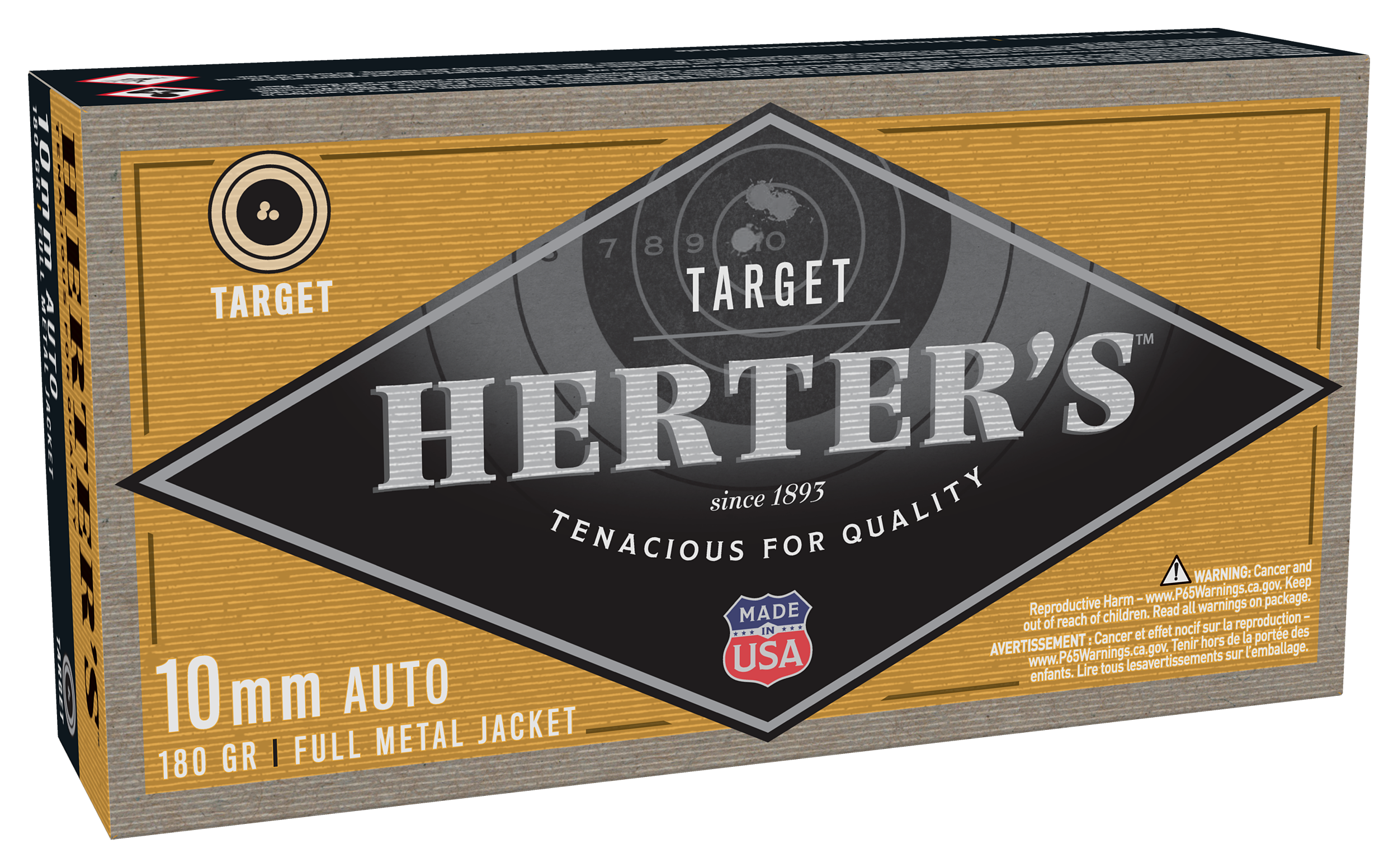 Herter's Target 10mm 180 Grain Handgun Ammo