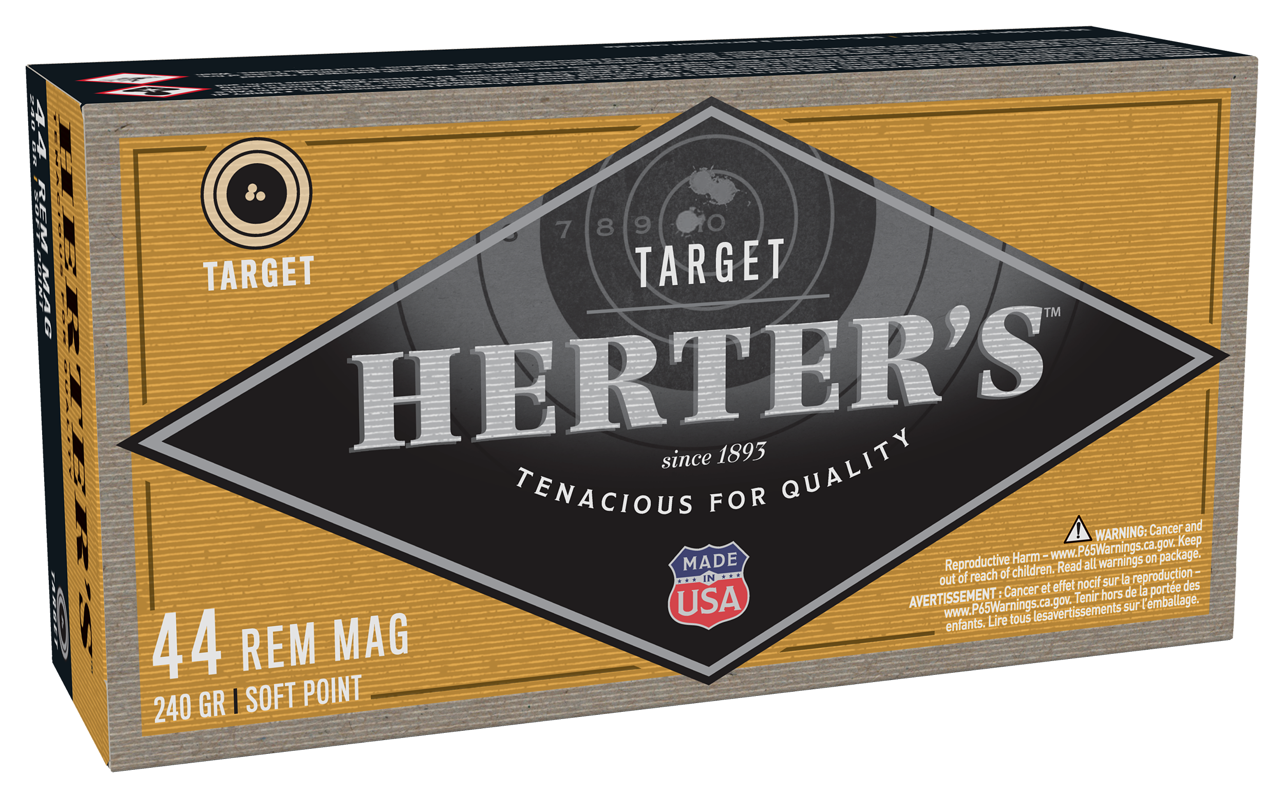 Herter's Target .44 Remington Magnum 240 Grain Handgun Ammo