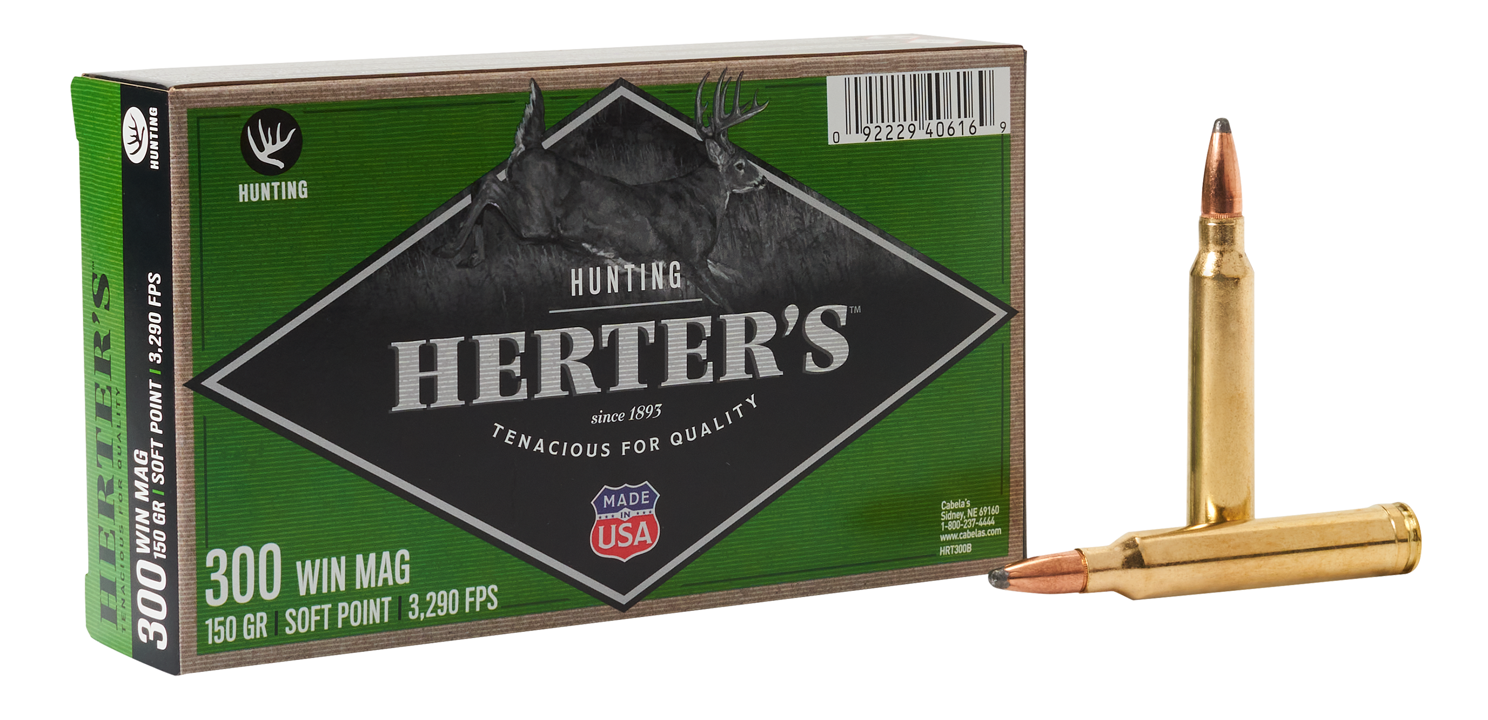 Herter's Hunting Rifle Ammo - .300 Winchester Magnum