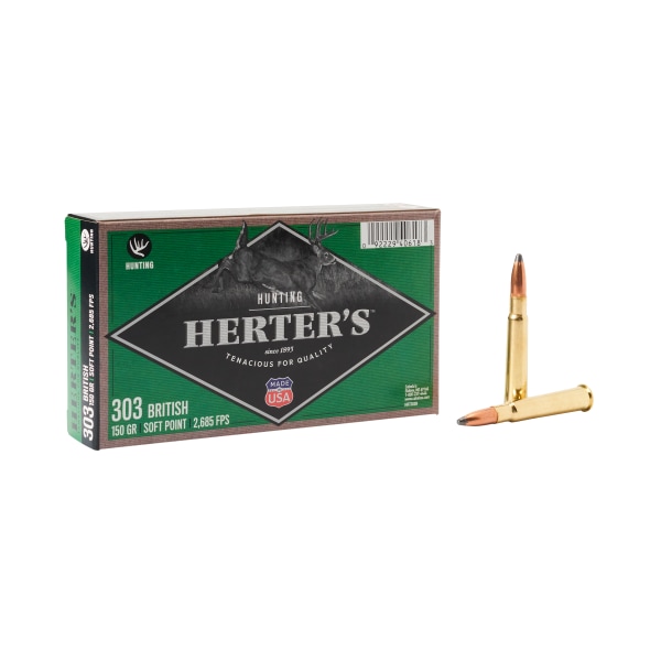 Herter's Hunting .303 British 150 Grain Centerfire Rifle Ammo