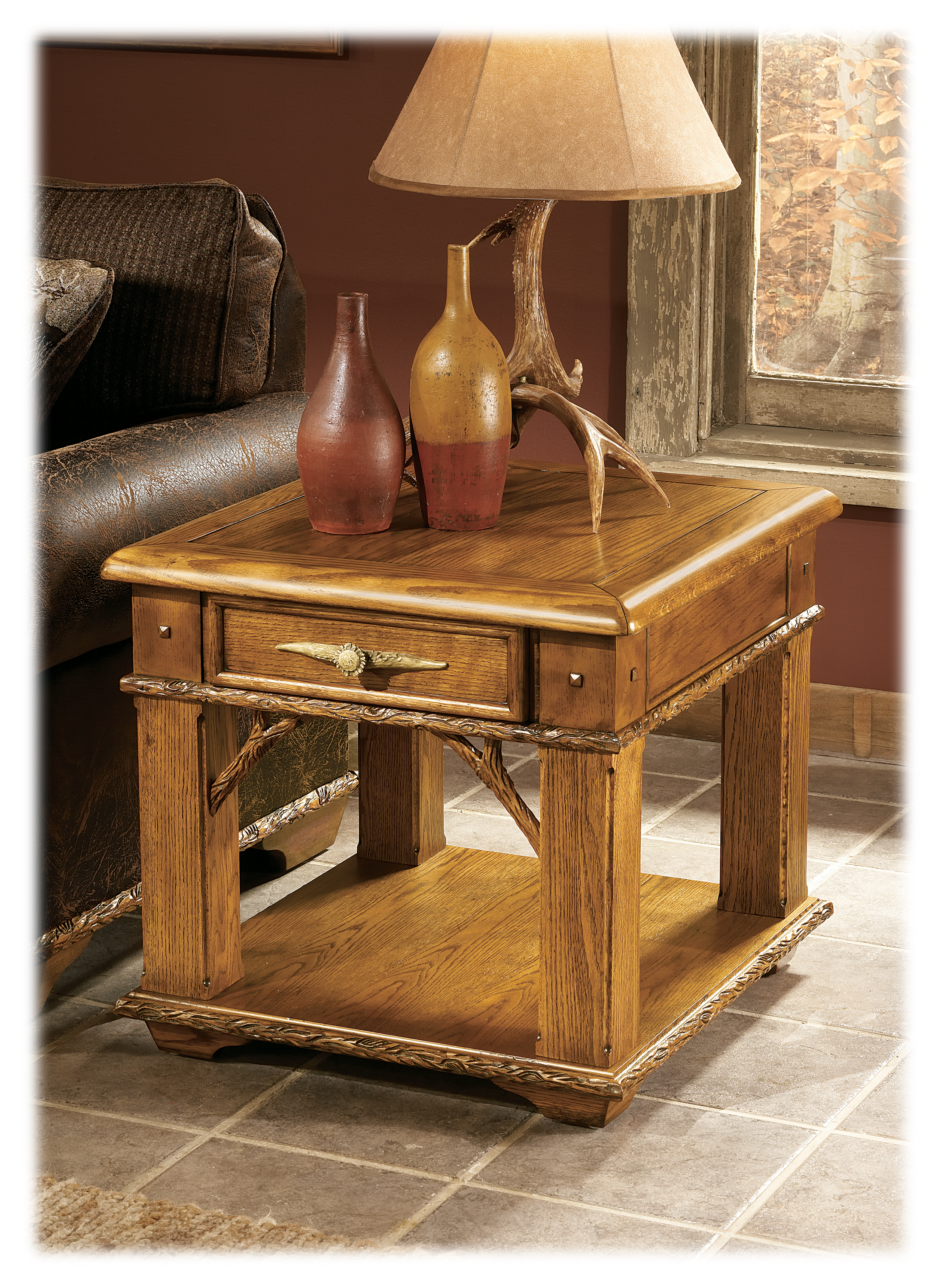 Image of Marshfield Whitetail Ridge Furniture Collection Side Table