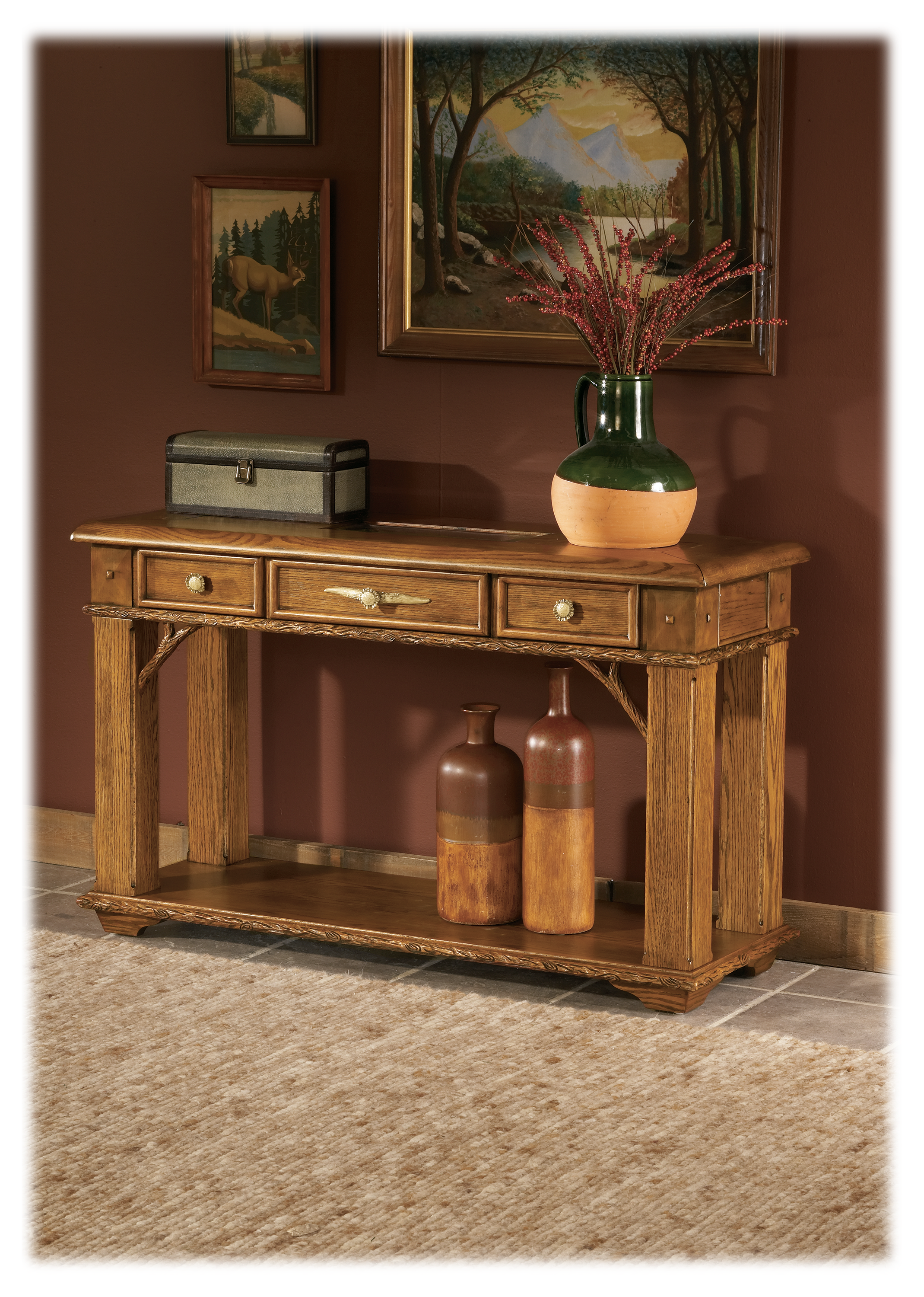 Image of Marshfield Whitetail Ridge Furniture Collection Sofa Table