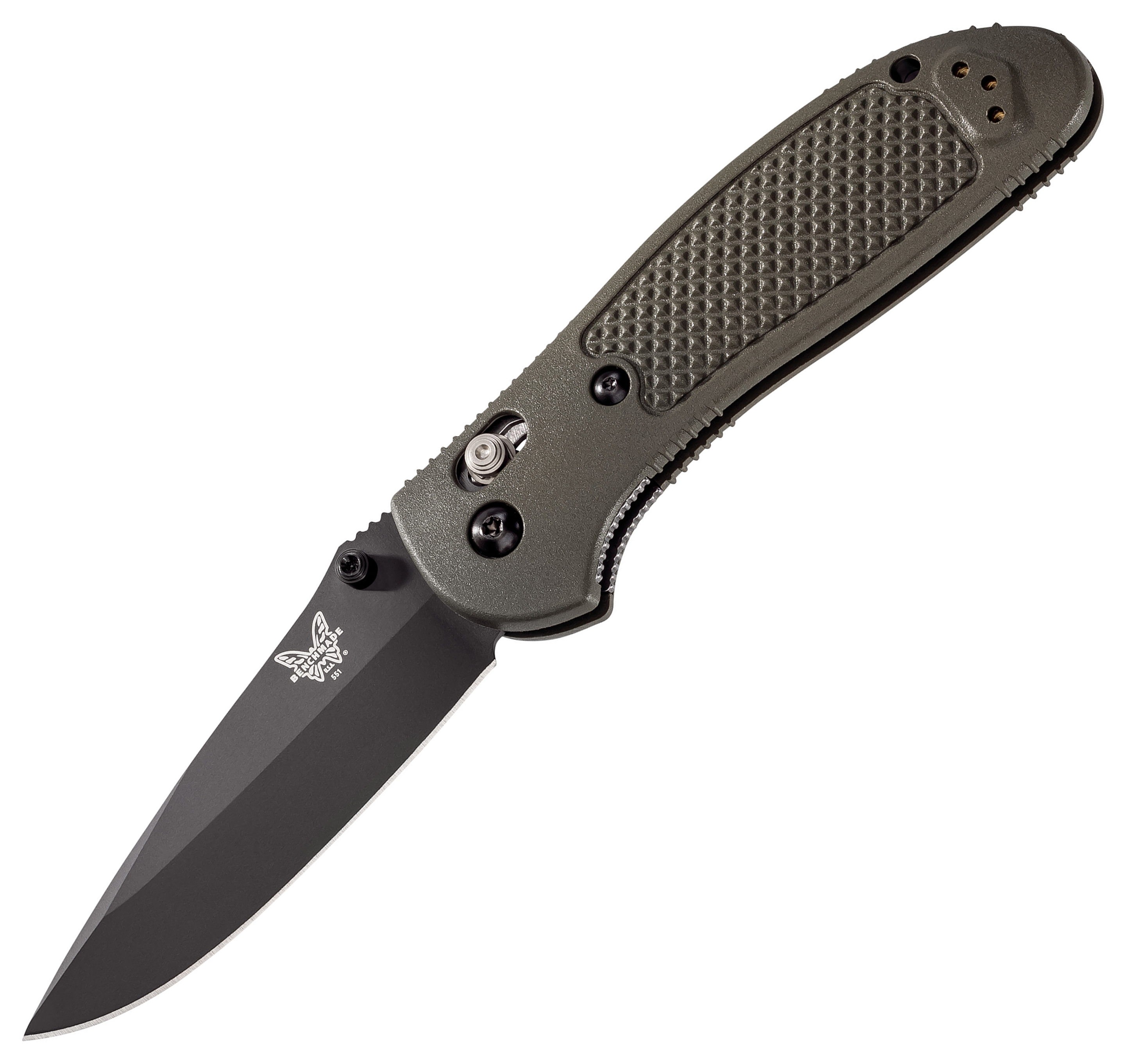 Benchmade Griptilian Folding Knife with S30V Blade - Black/OD - Benchmade