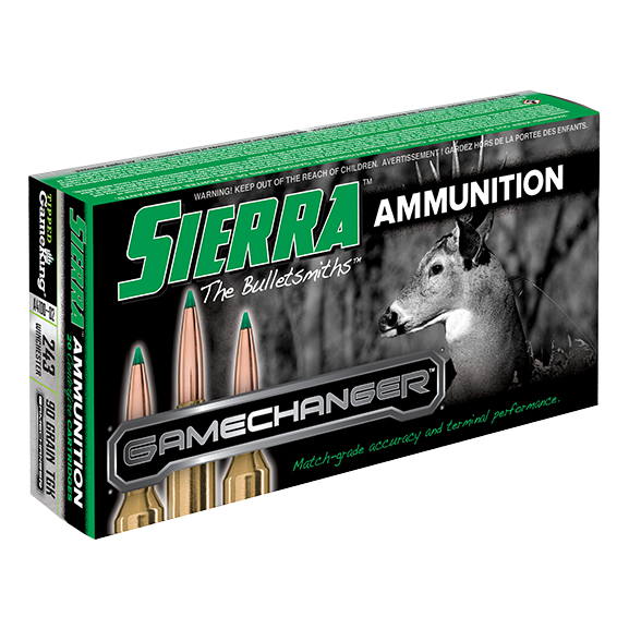 Sierra Game Changer .243 Winchester 90 Grain Tipped Gameking Rifle Ammo