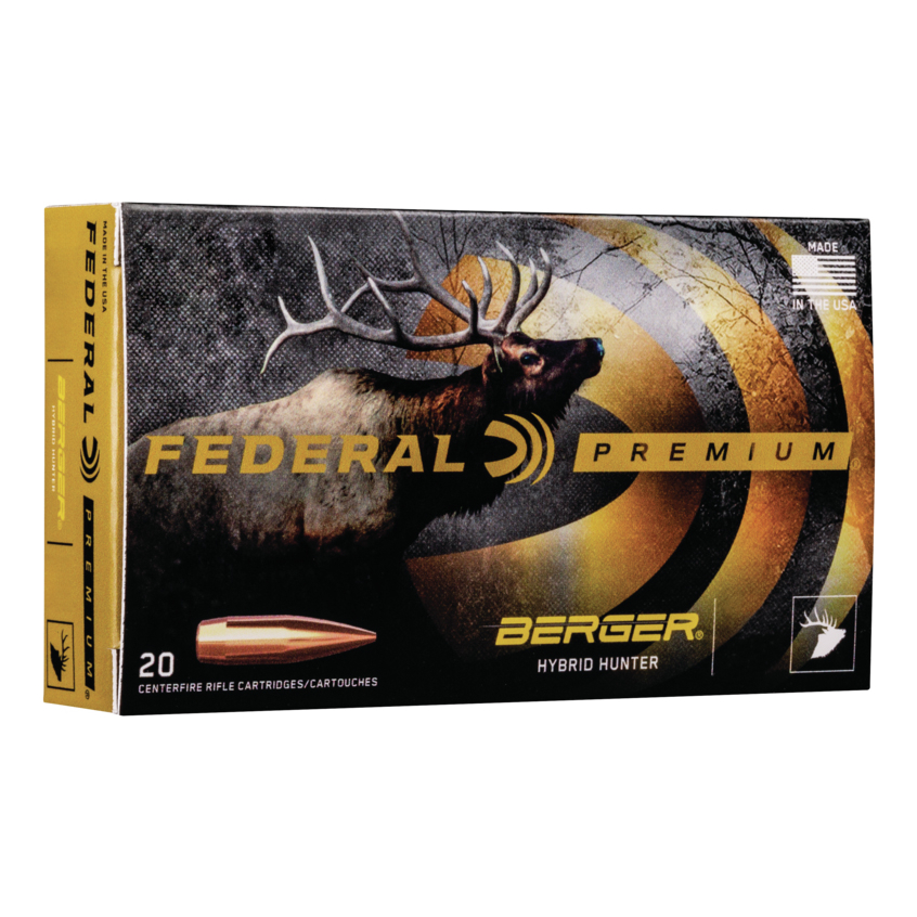 Federal Premium Berger Hybrid Hunter .30-.06 Springfield 168 Grain Rifle Ammo