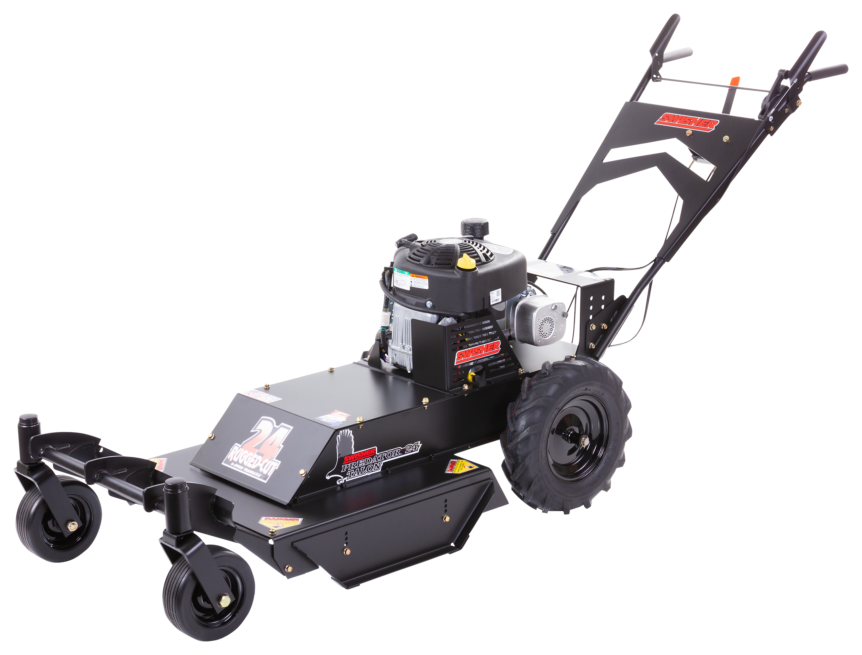 Swisher Predator Talon 24'' Rough Cut Walk-Behind Trail Mower with Casters
