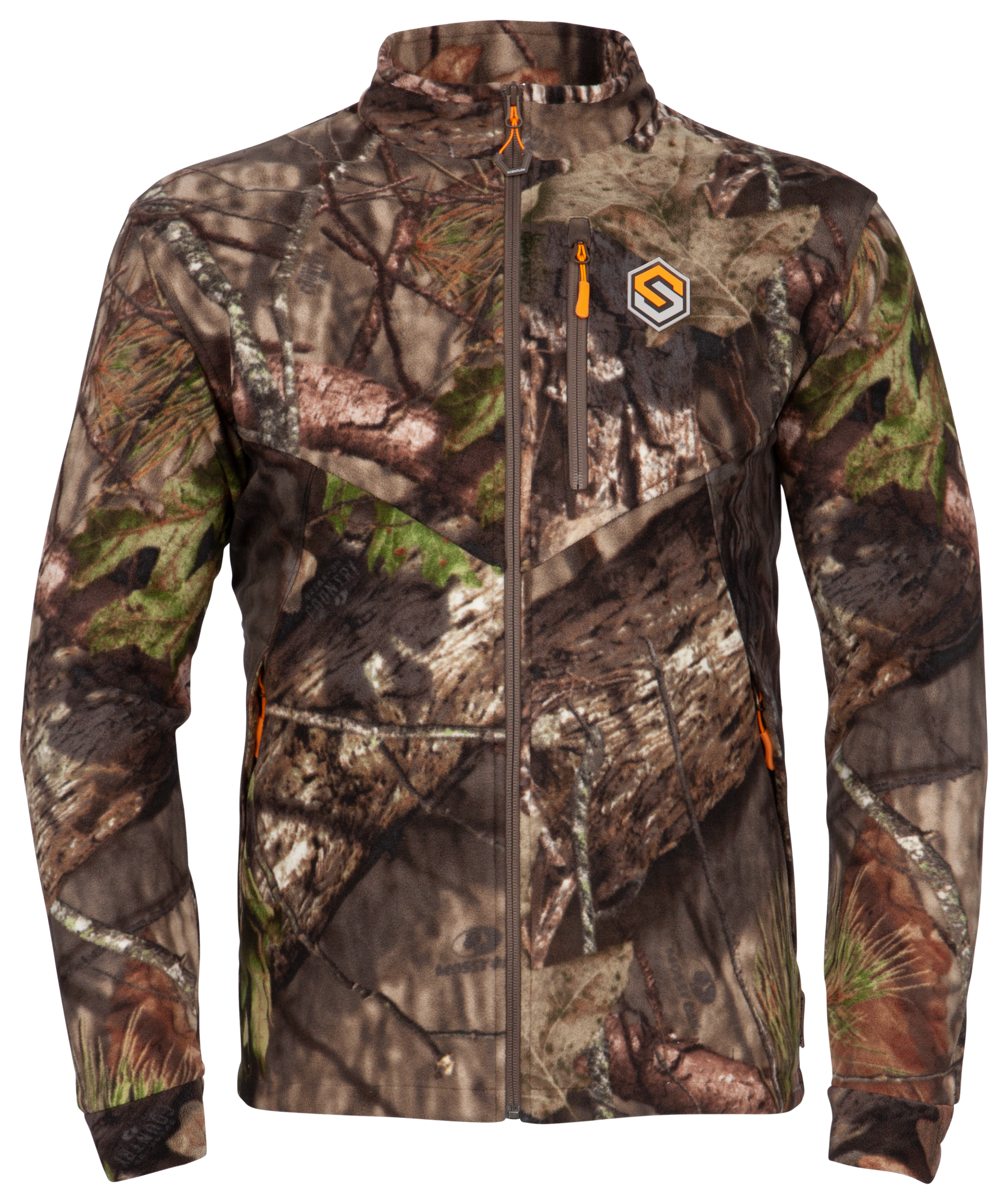 ScentLok Wind Brace Windproof Fleece Jacket for Men - Mossy Oak Break-Up Country - 2XL product image