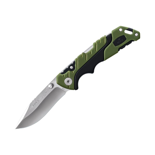 Buck Pursuit Folding Knife - Black/OD Green - 3'