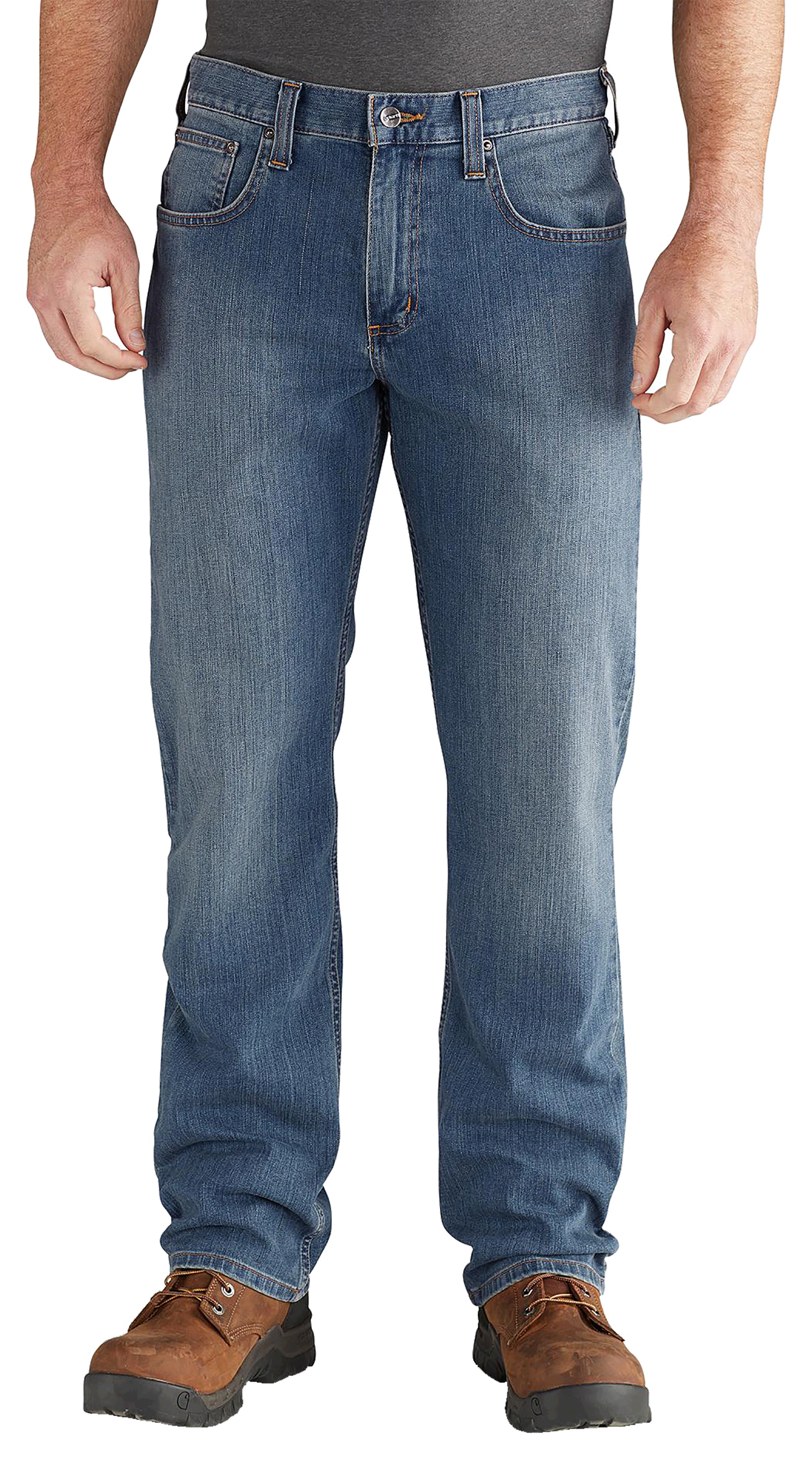 Carhartt Rugged Flex Relaxed-Fit Straight-Leg Jeans for Men - Coldwater - 40x34