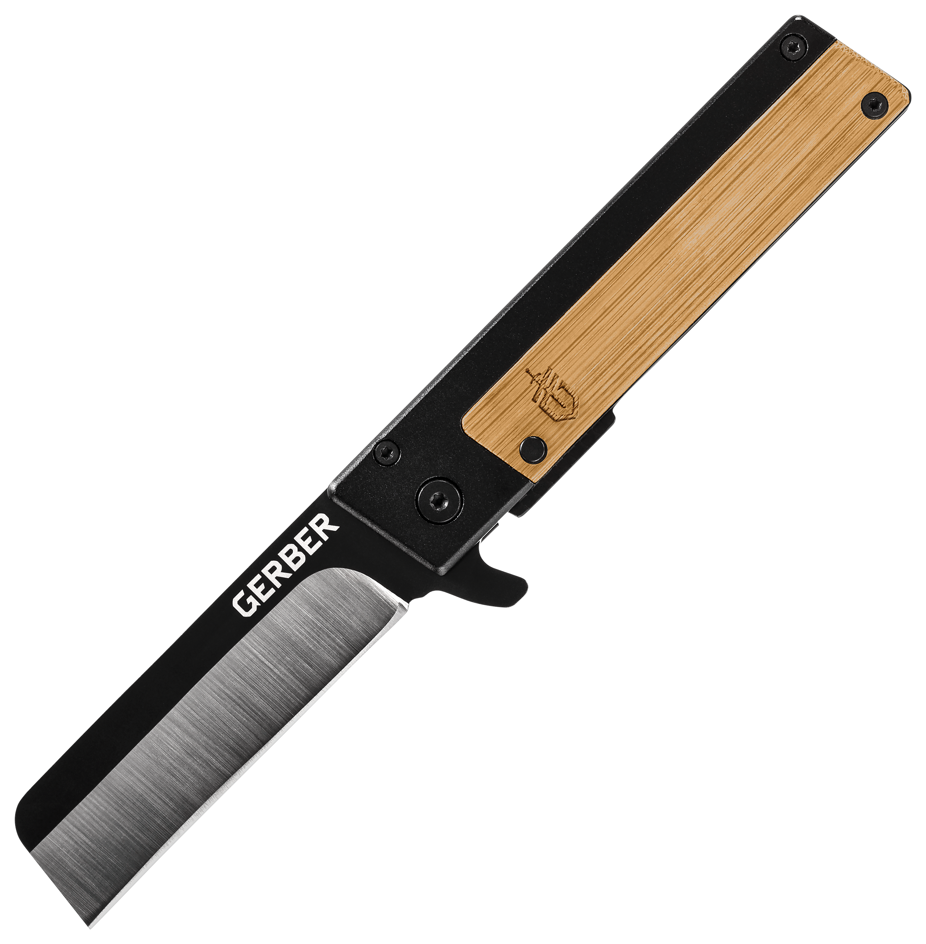Gerber Quadrant Folding Knife with Bamboo Grip
