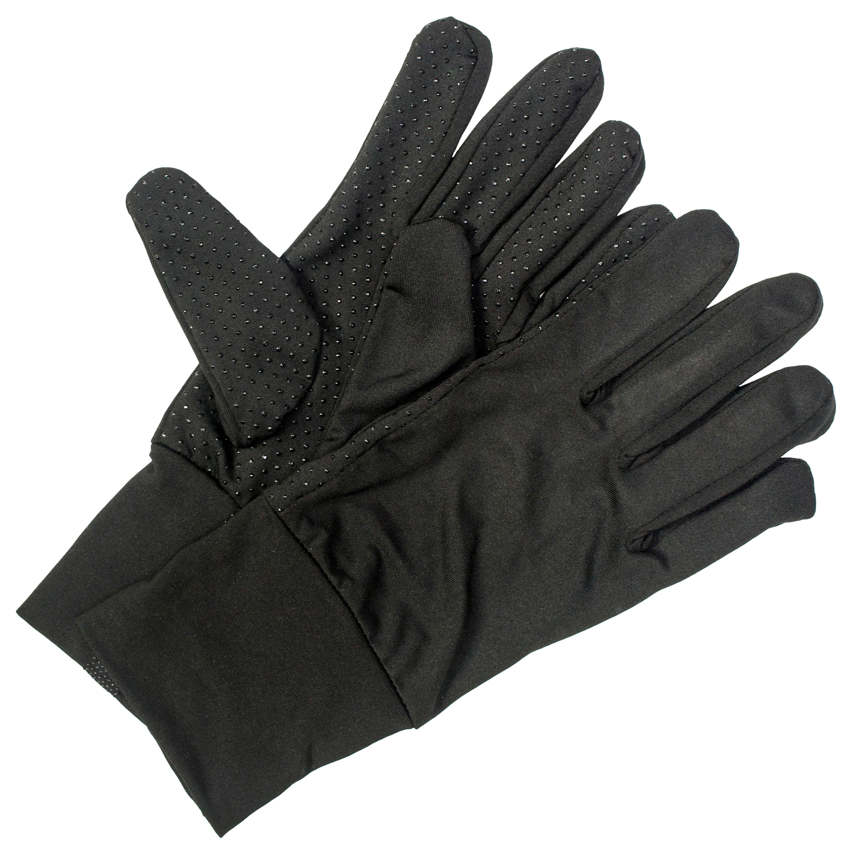 Image of QuietWear Spandex Gloves for Men - Black - L