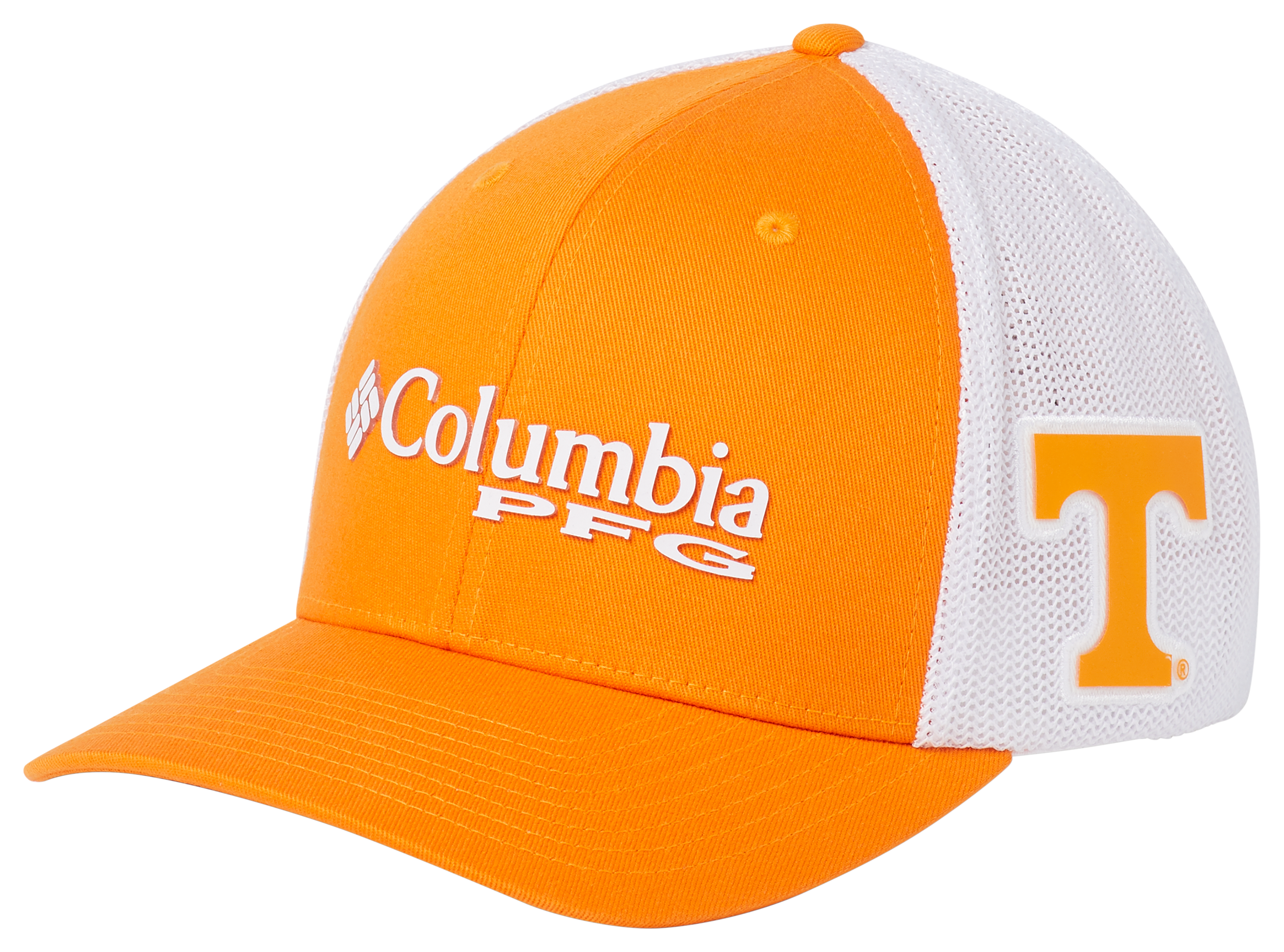 Image of Columbia PFG Mesh Collegiate Cap - University of Tennessee/Solar - L/XL