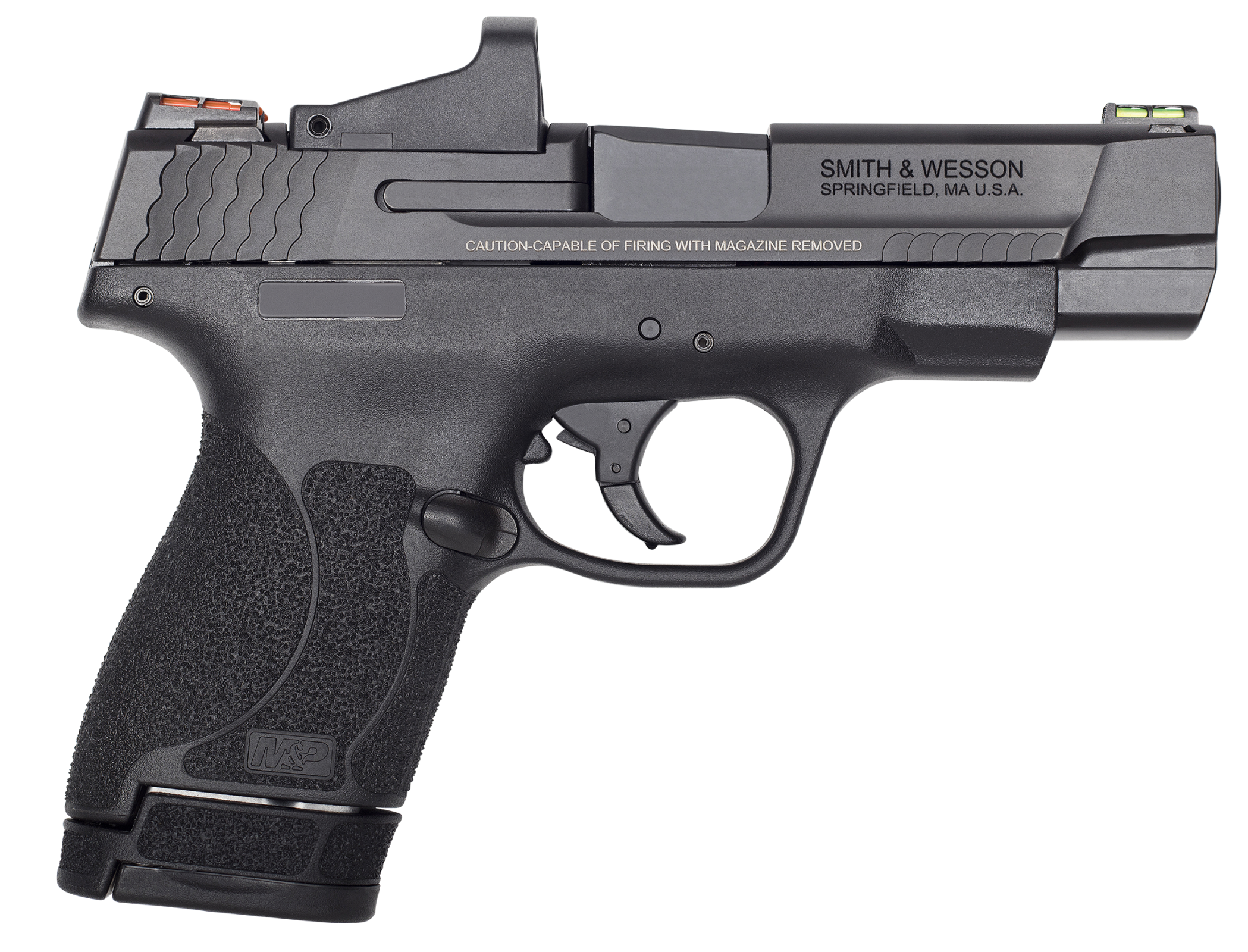 Smith &Wesson Performance Center M&ampP9 Shield M2.0 Semi-Auto Ported Pistol with Red Dot Sight
