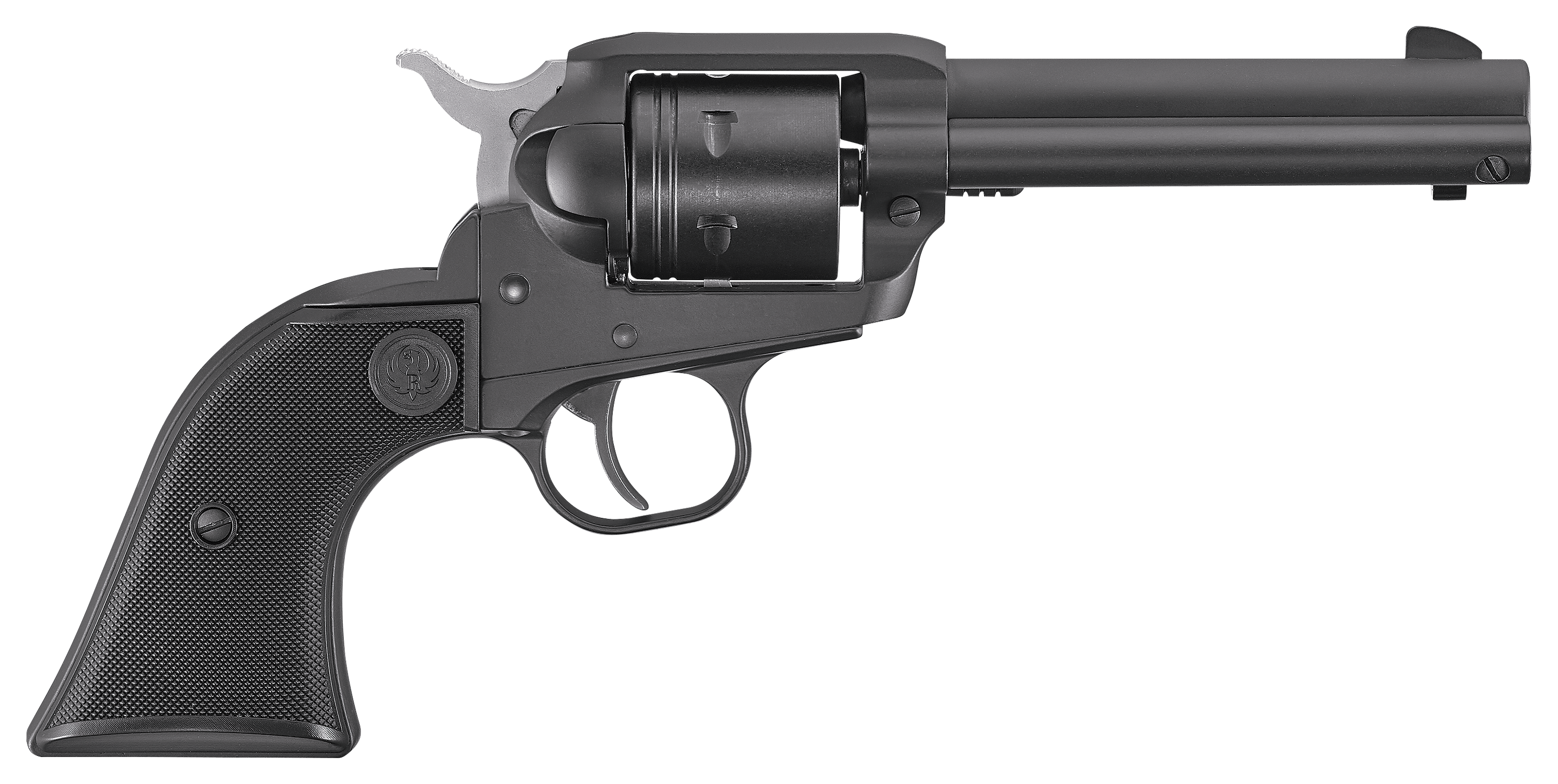 Ruger Wrangler Single-Action Rimfire Revolver with Black Cerakote Finish - 4.62 Barrel