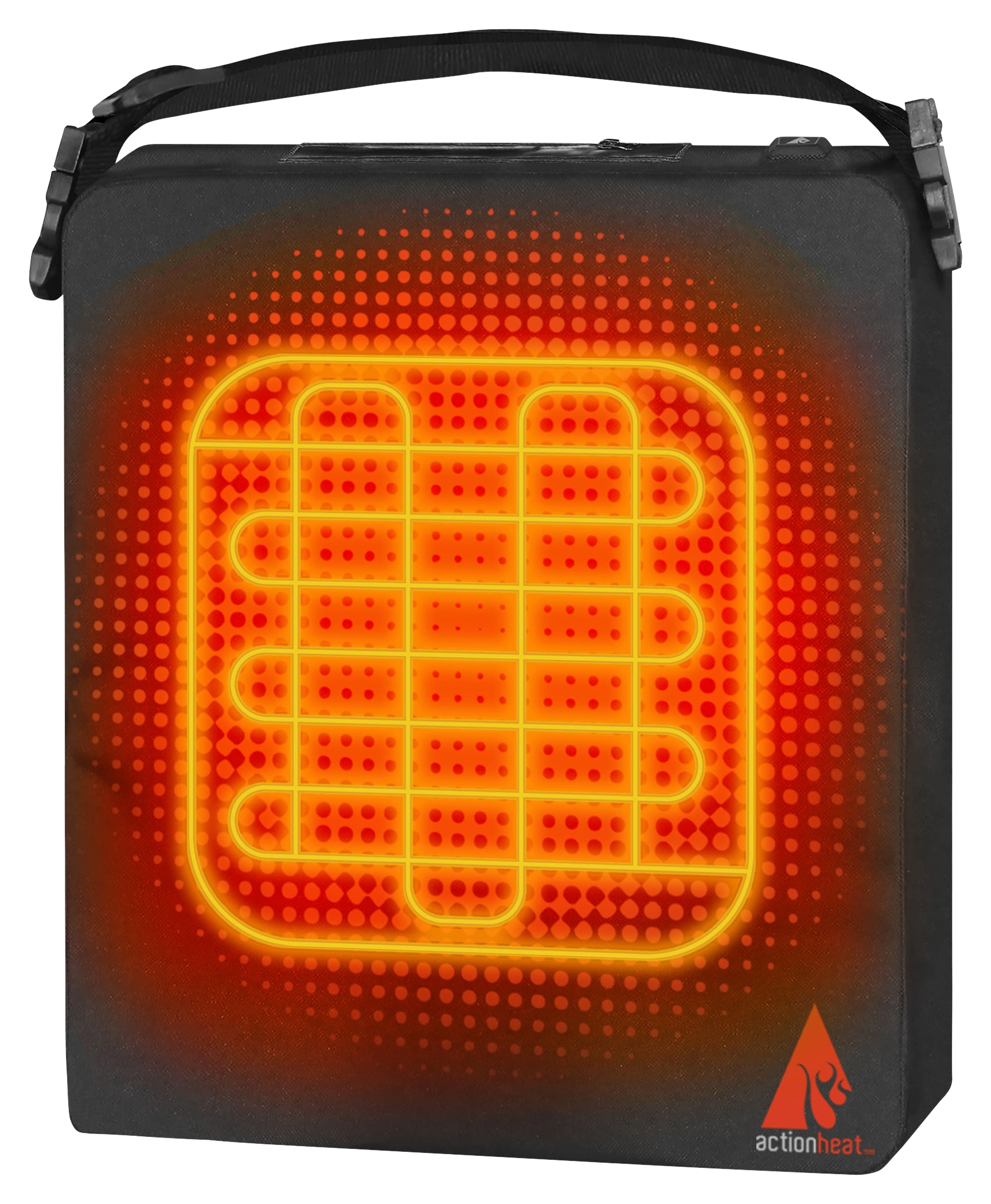 ActionHeat 5V Battery-Heated Seat Cushion - Black