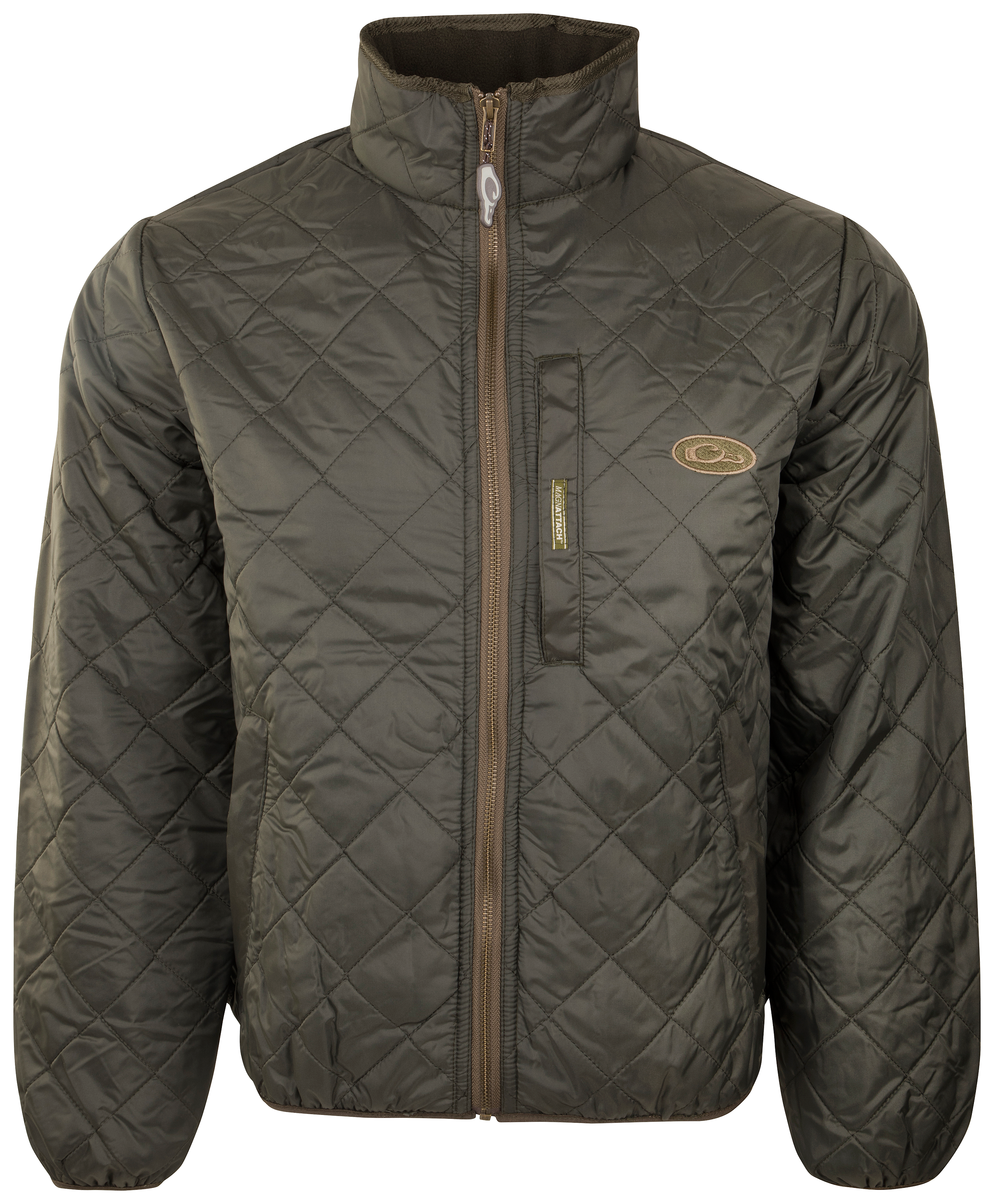 Image of Drake Delta Fleece-Lined Quilted Jacket