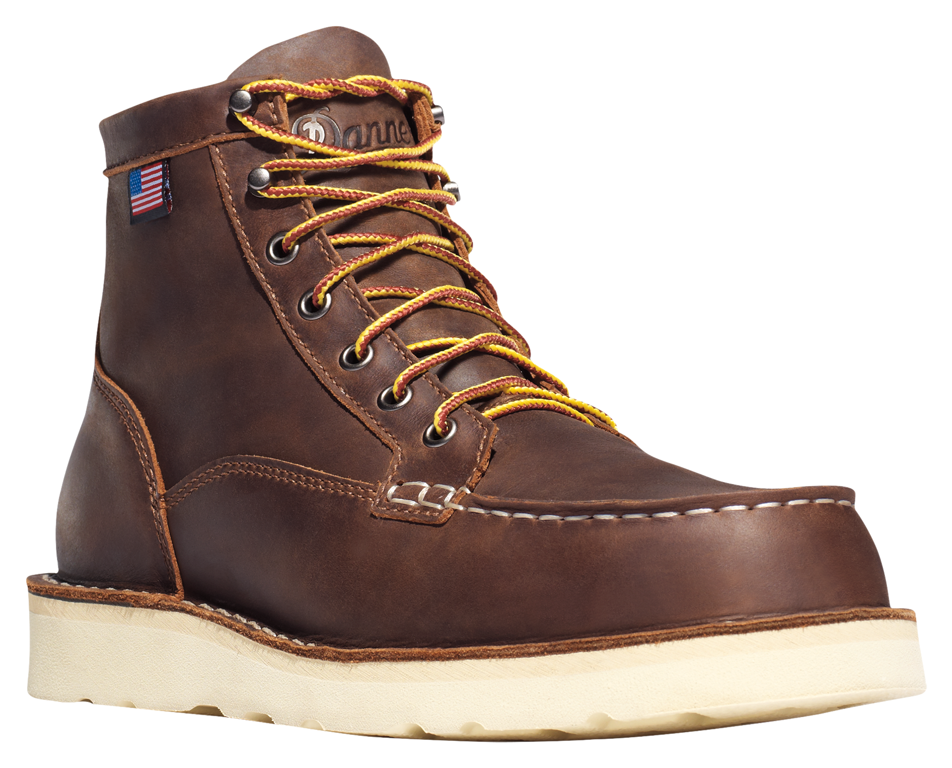 DANNER Bull Run Moc Toe Steel Toe Boots for Men