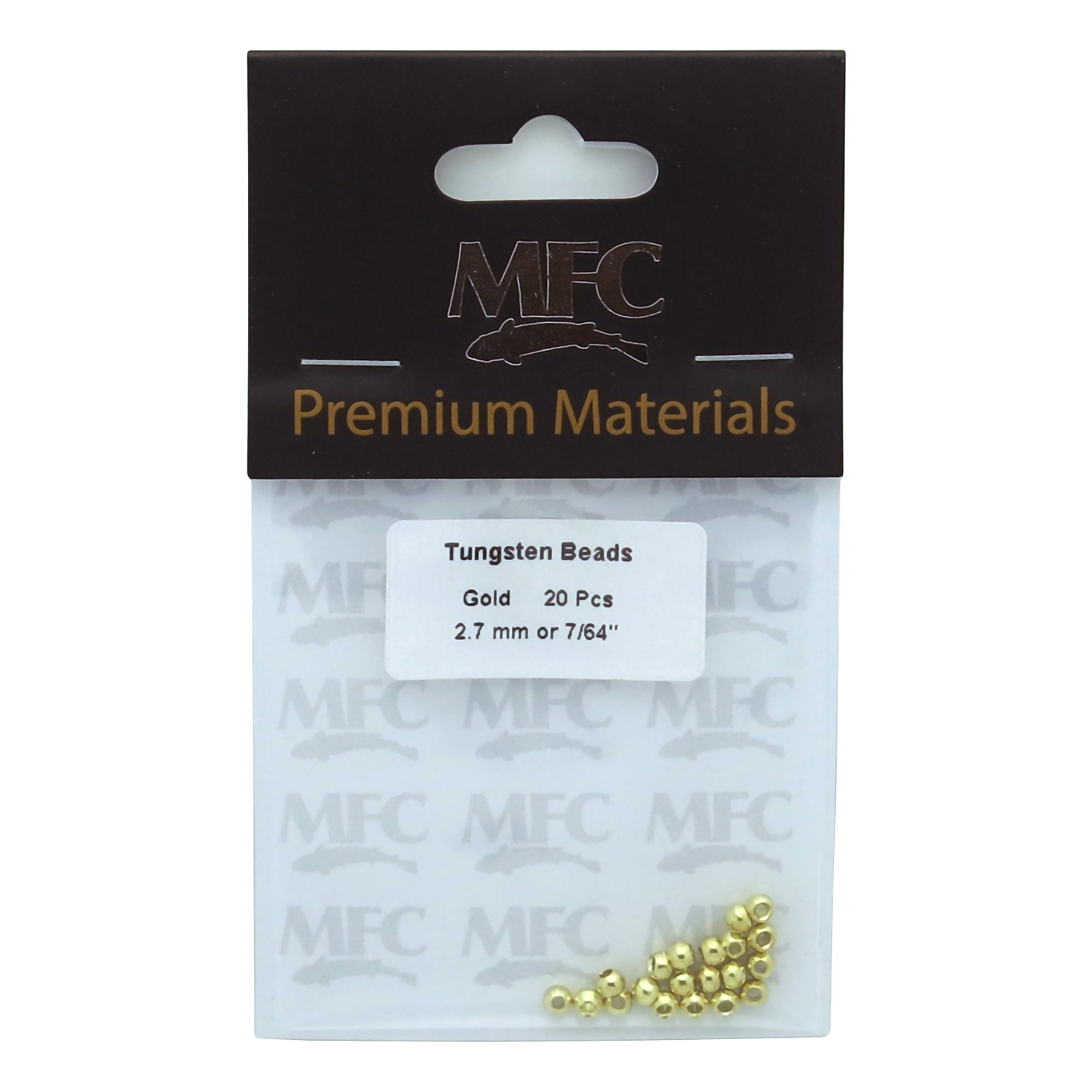 MONTANA FLY CO mpany Tungsten Beads 20-Pack