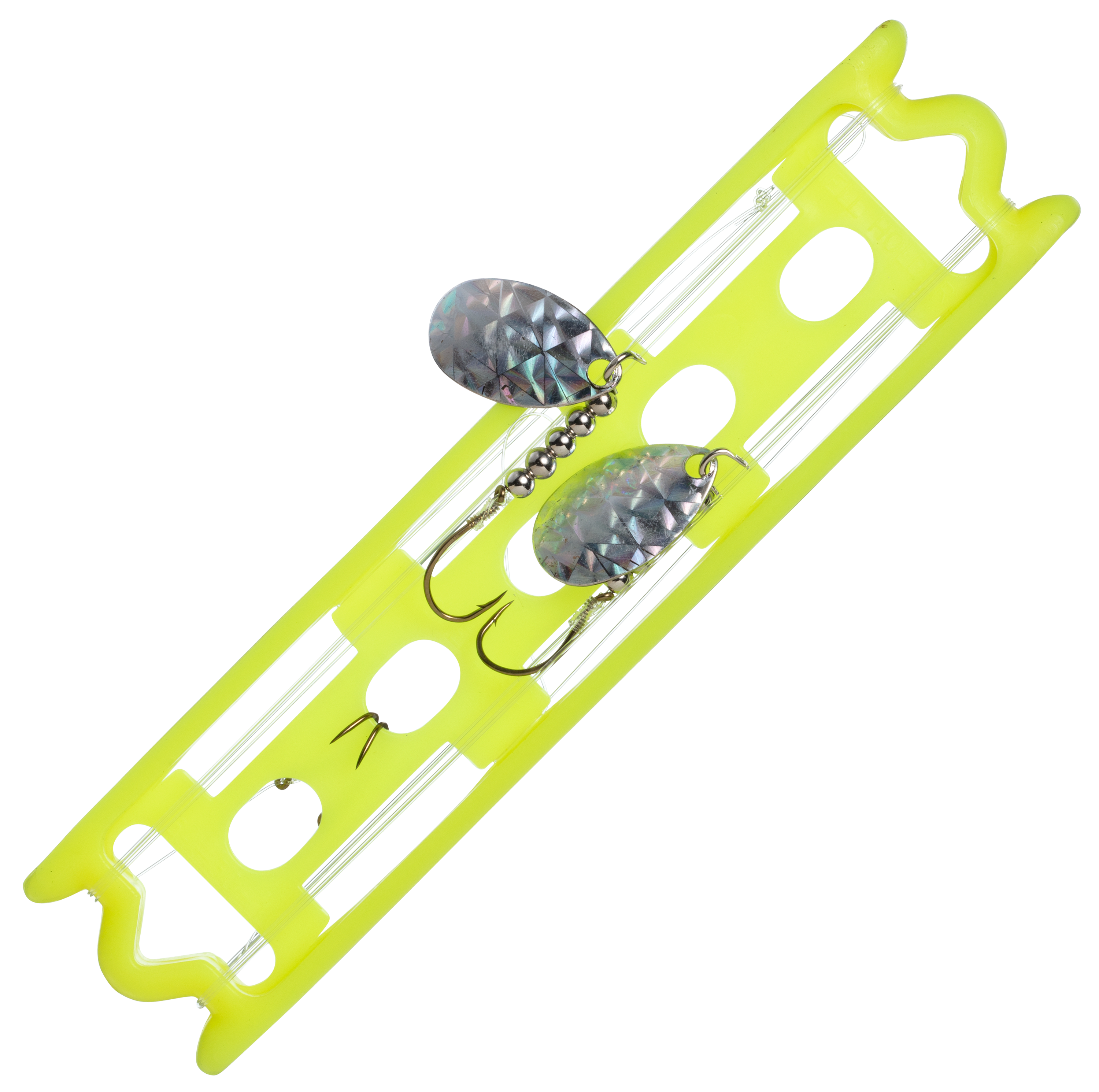 BASS PRO SHOPS XPS Foil Escent Walleye Spinner 2-Pack