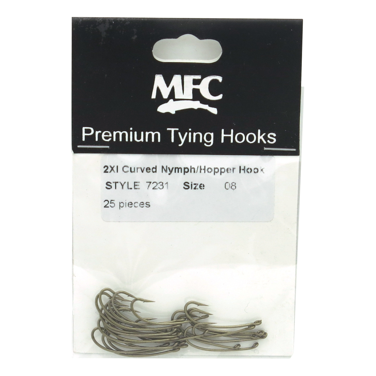 MONTANA FLY CO mpany 7231 2XL Curved Nymph/Hopper Fly Hook