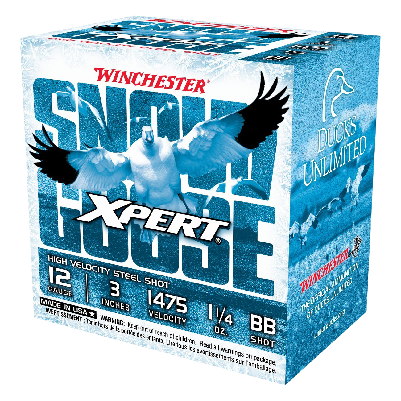 Image of "Winchester Xpert Snow Goose 12-Ga. 3"" 1-1/4 oz. Steel Shotshells - BB - 25 Rounds"