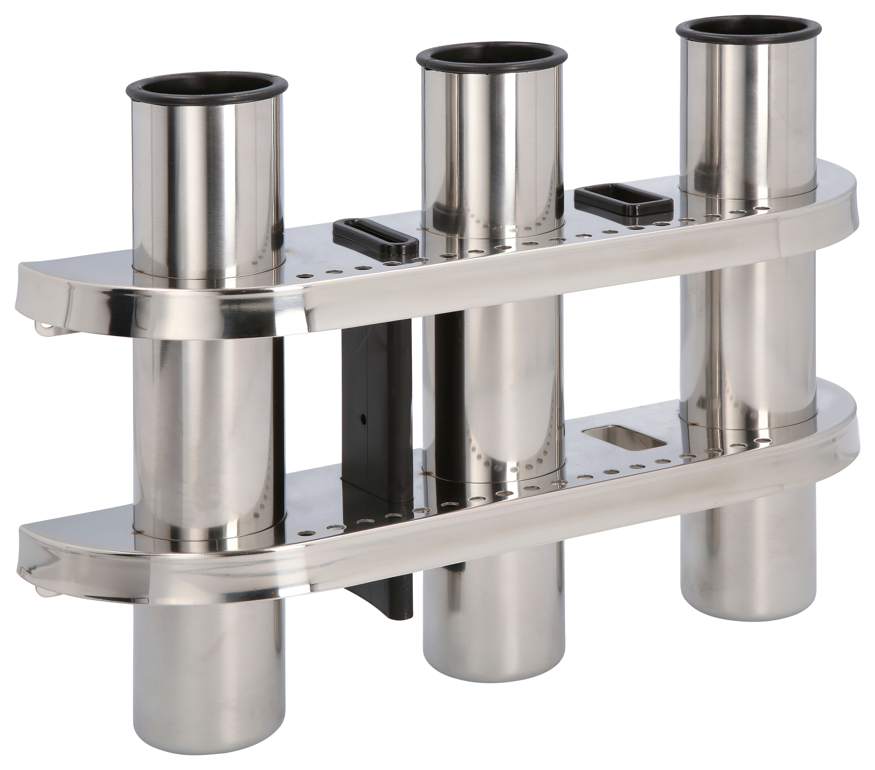 C.E. Smith Stainless Steel Triple Rod Holder