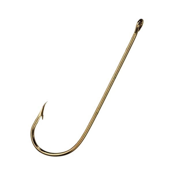 Eagle Claw 202EL Aberdeen Extra-Light Wire Hook - Gold - 2 - 10 Pack