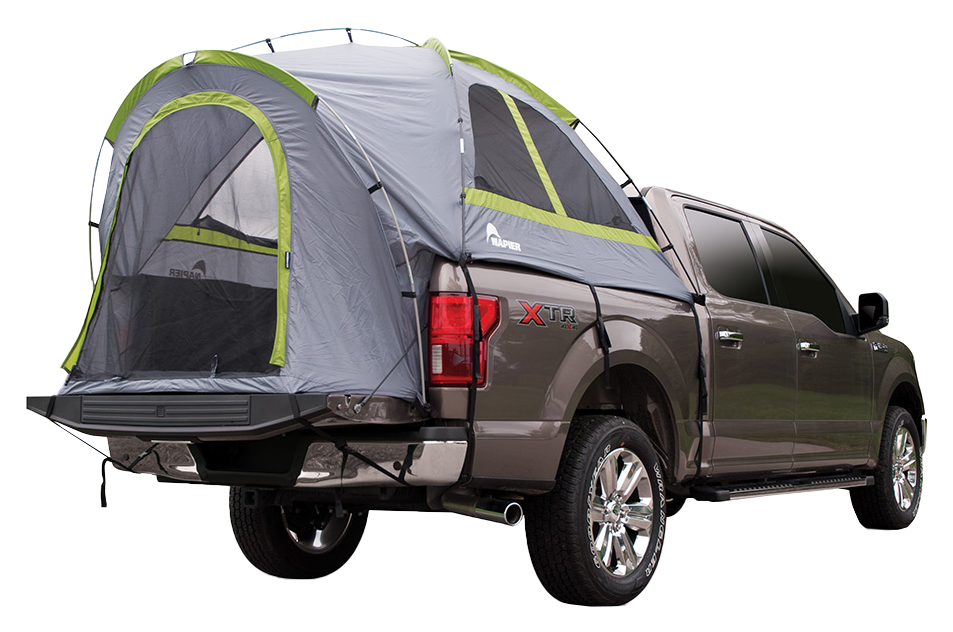 Napier Backroadz 19 Series Truck Tent - Grey/Green - Fits Full Long 96″-98″ Bed