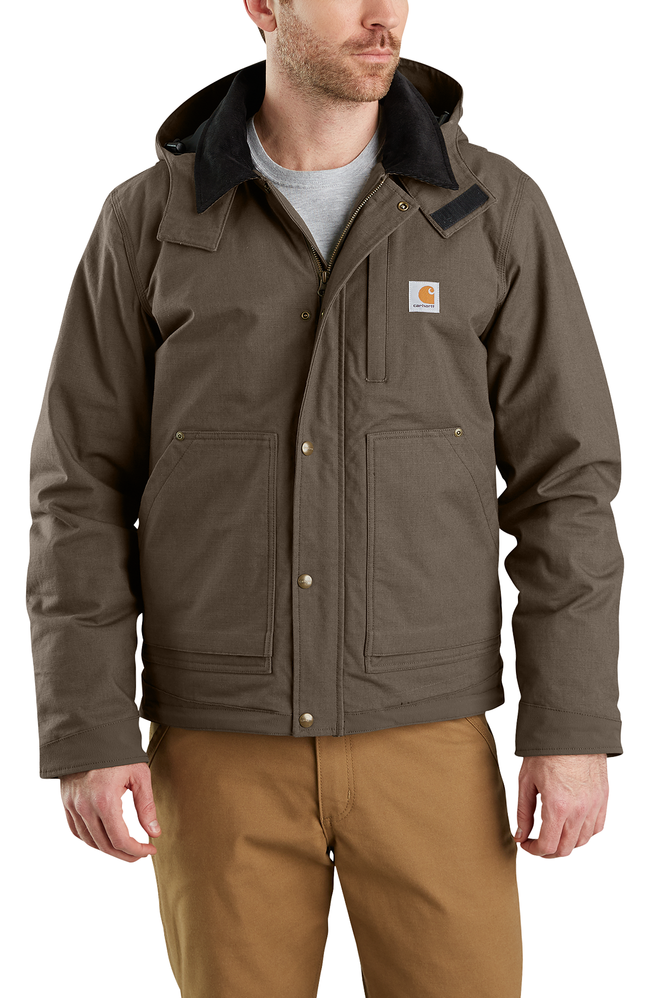 Image of Carhartt Full Swing Steel Jacket for Men - Tarmac - S