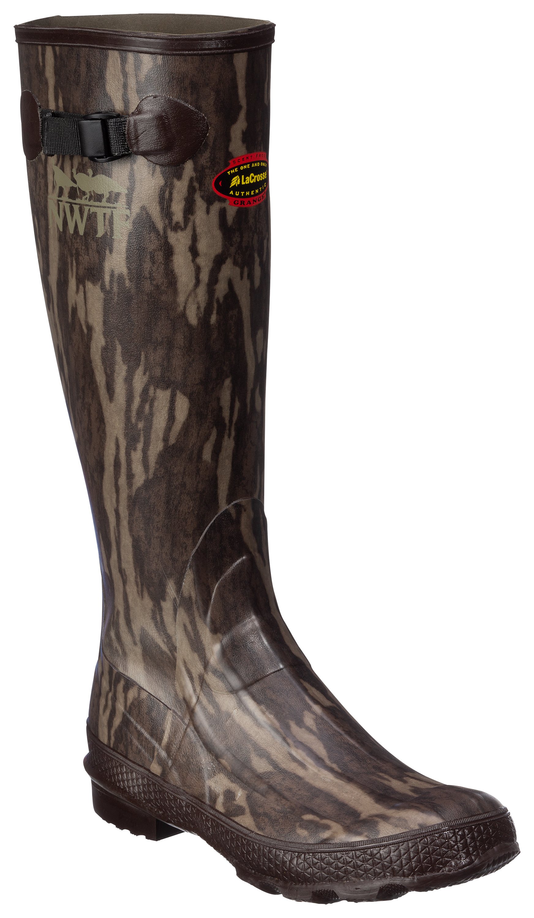 LaCrosse Grange NWTF Waterproof Hunting Boots for Men - Mossy Oak Bottomland - 5M