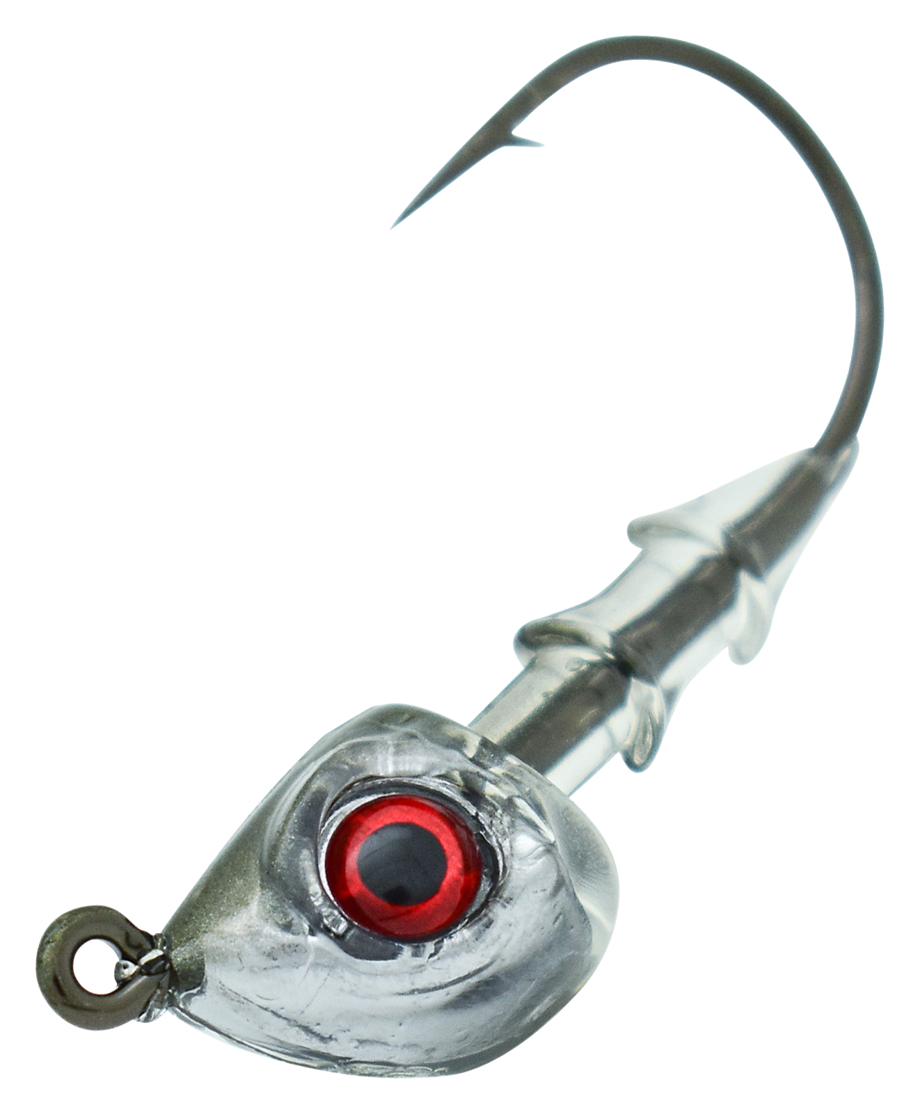Image of Jewel Bait Gem Shad Jighead - 1/8 oz. - Silver Flash Minnow