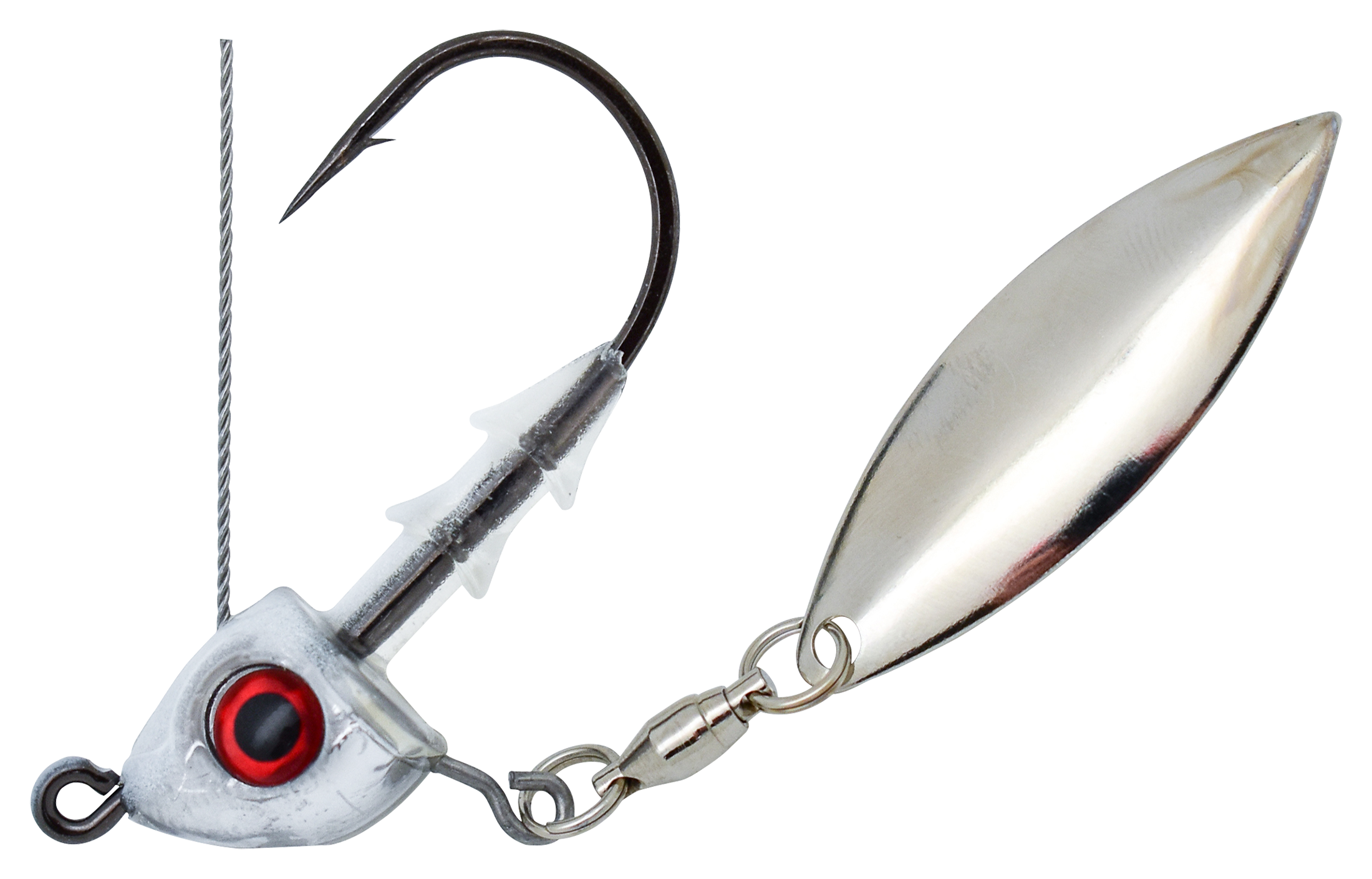 Image of Jewel Bait Gem Spin Jighead - 1/4 oz. - White
