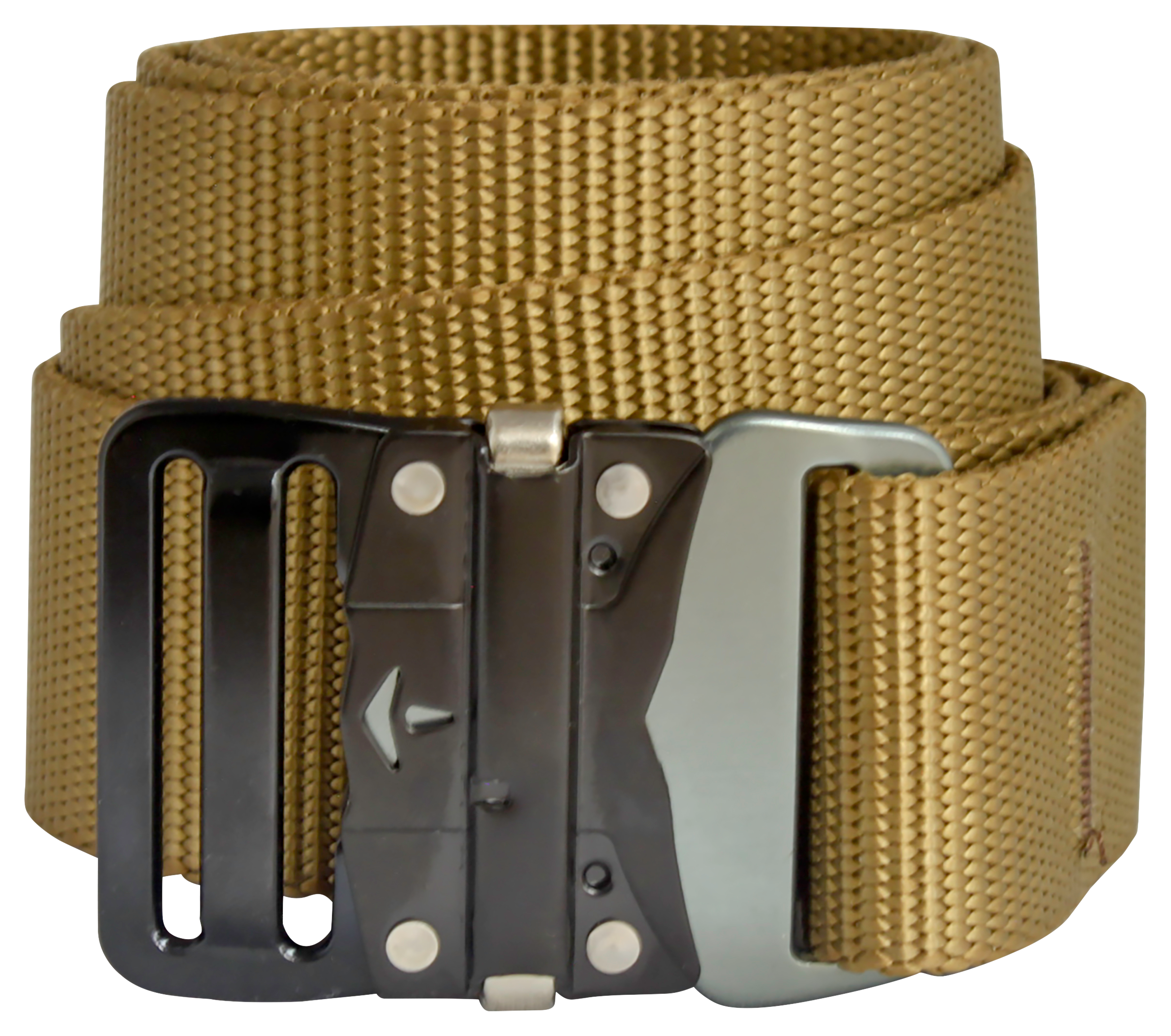 Bison Designs 38mm LoPro Buckle Belt for Men - Coyote Brown - L