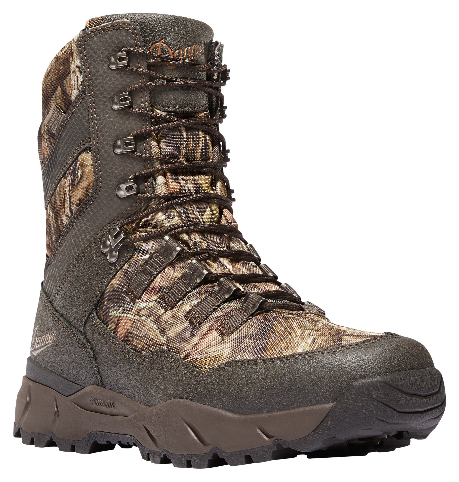 Image of Danner Vital 1,200 Insulated Waterproof Hunting Boots for Men - Mossy Oak Break-Up Country - 8M