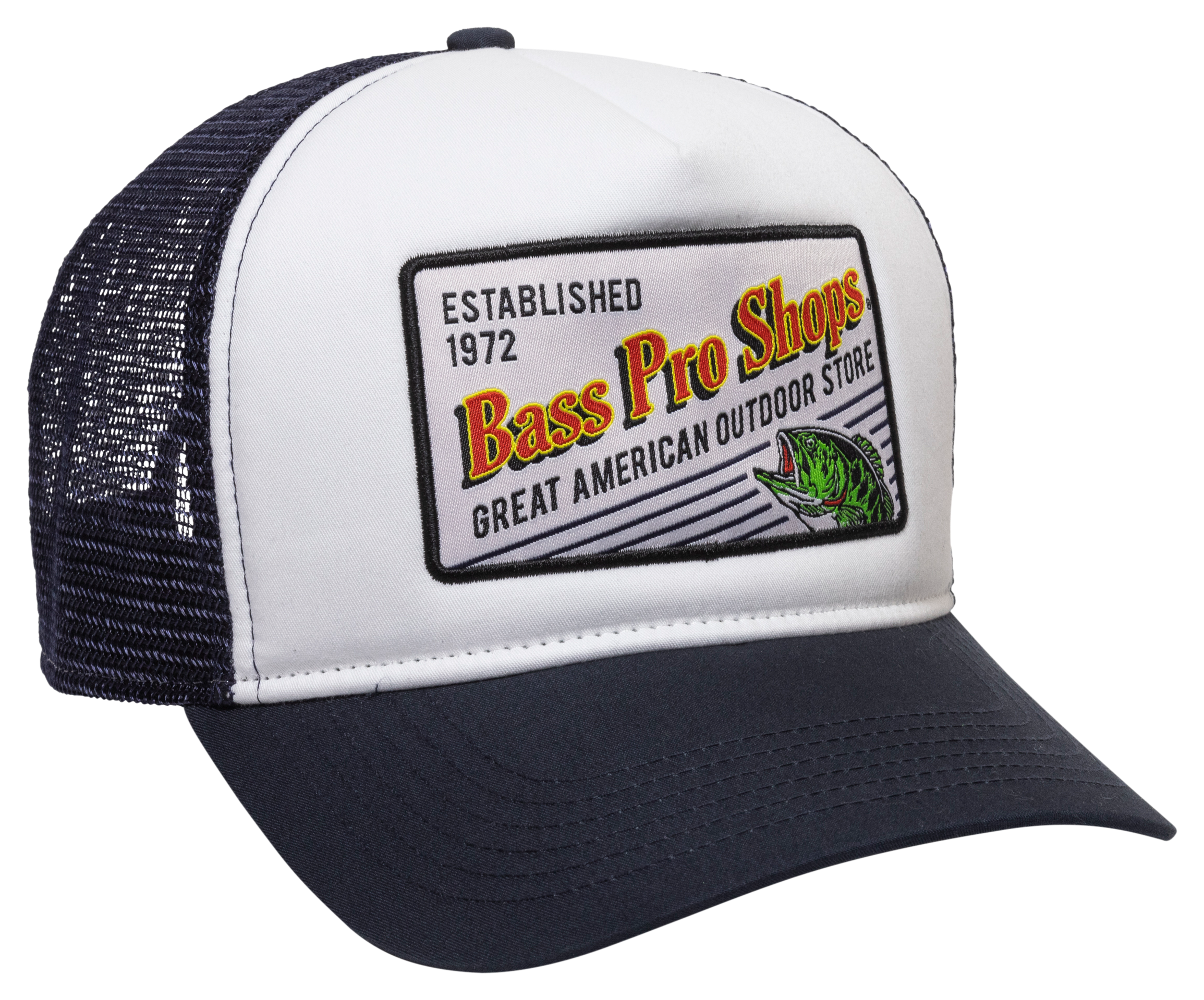 BASS PRO SHOPS Vintage 5-Panel Mesh Trucker Cap