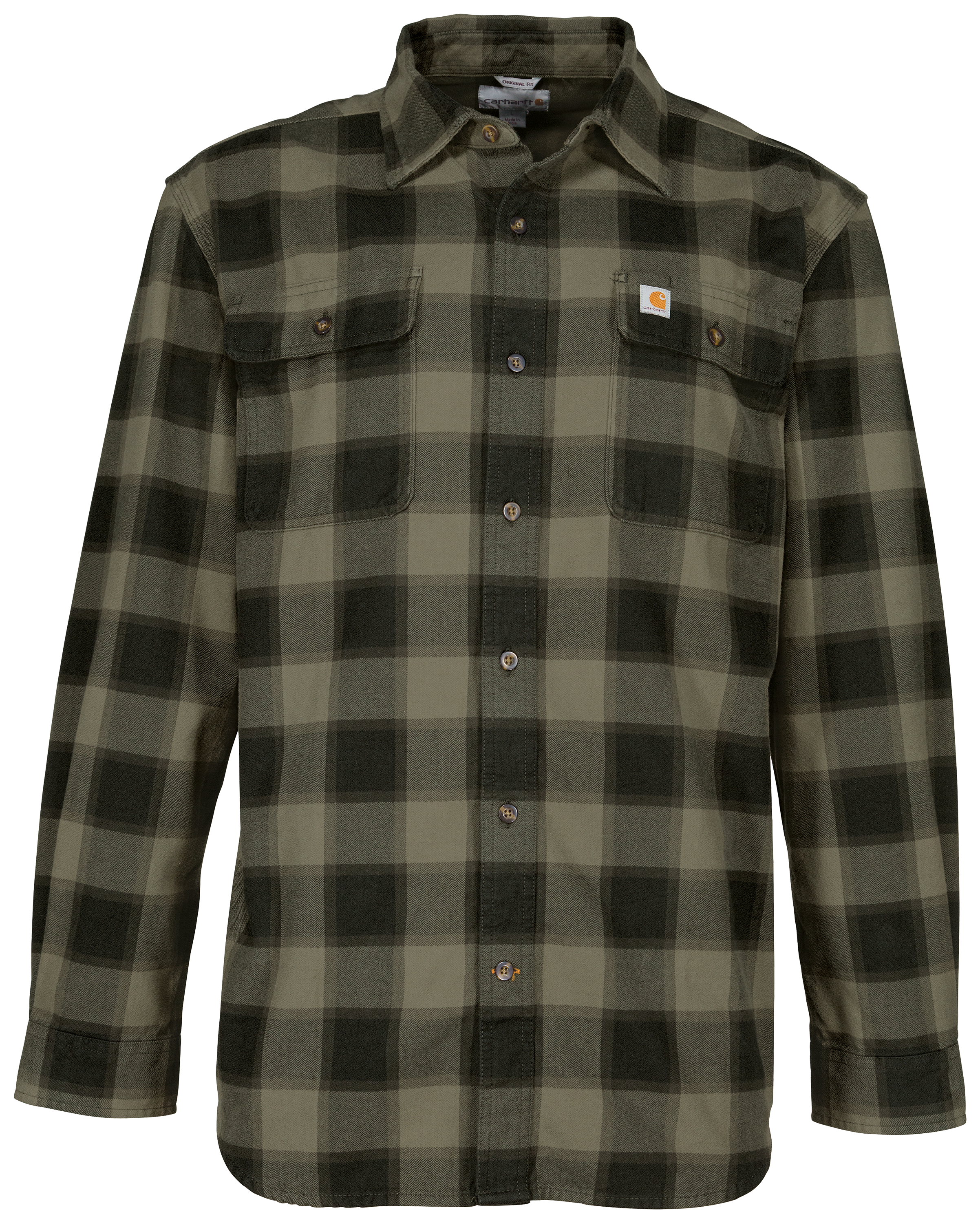 Carhartt Hubbard Flannel Long-Sleeve Shirt for Men