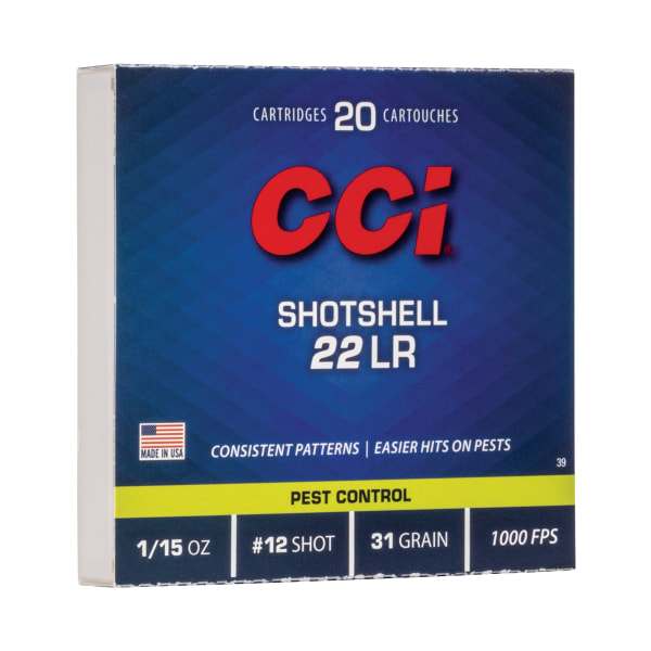 CCI Shotshell .22 LR 31 Grain Rimfire Ammo