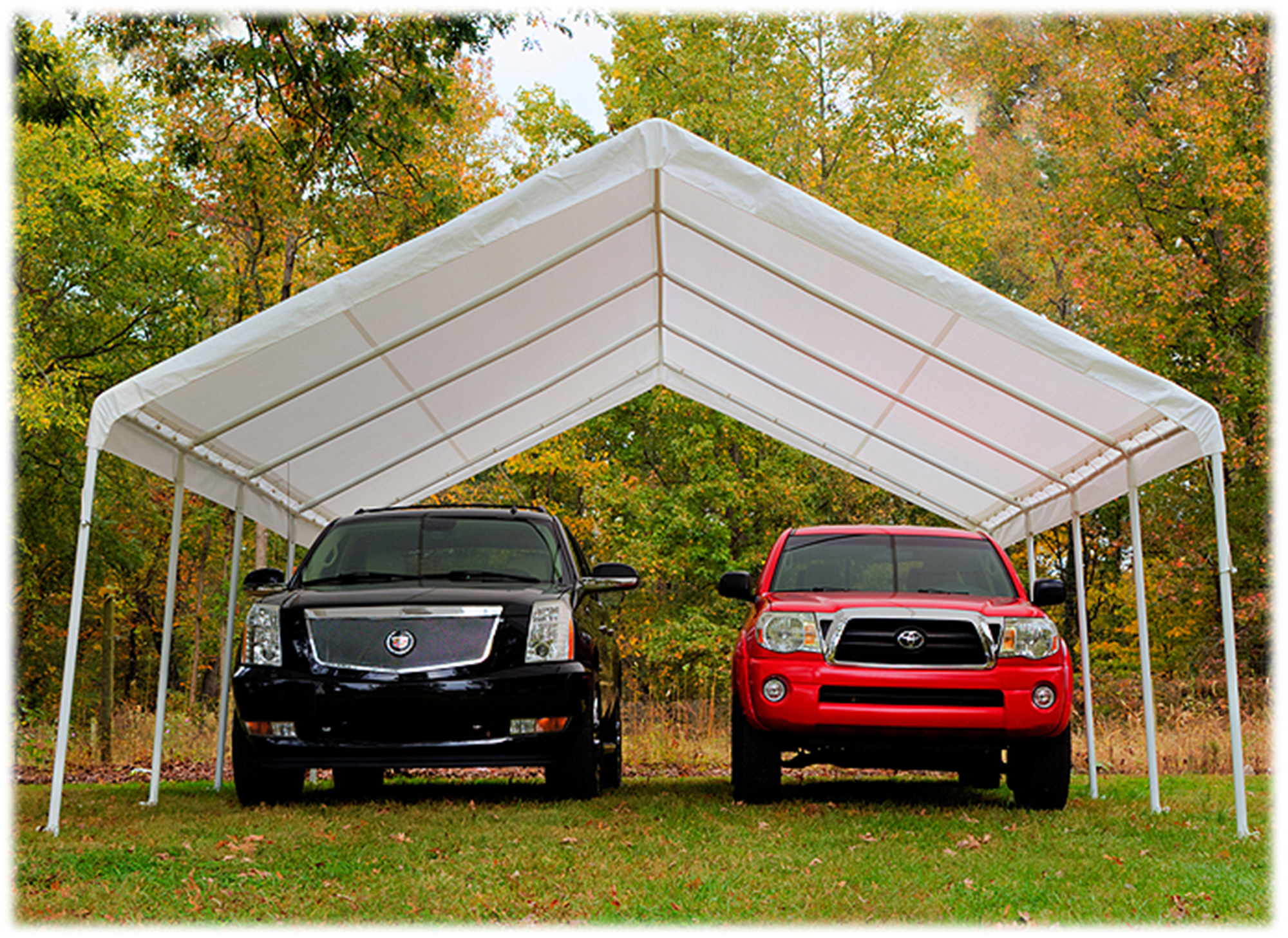 King Canopy Hercules Canopy with Cover - White - 18 x 27