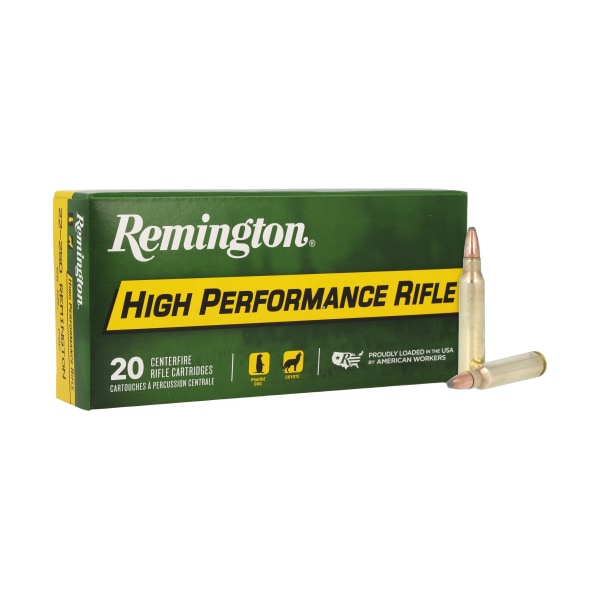 Remington High Performance Centerfire Rifle Ammo - .223 Remington - Pointed Soft Point