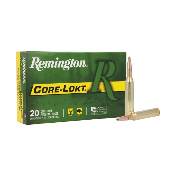 Remington Core-Lokt Rifle Ammo - .25-06 Remington - 120 Grain