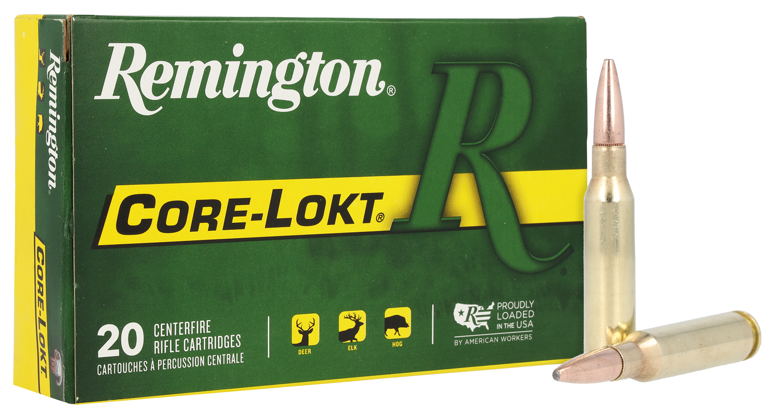 Remington Core-Lokt 7mm-08 Remington 140 Grain Centerfire Rifle Ammo - Remington
