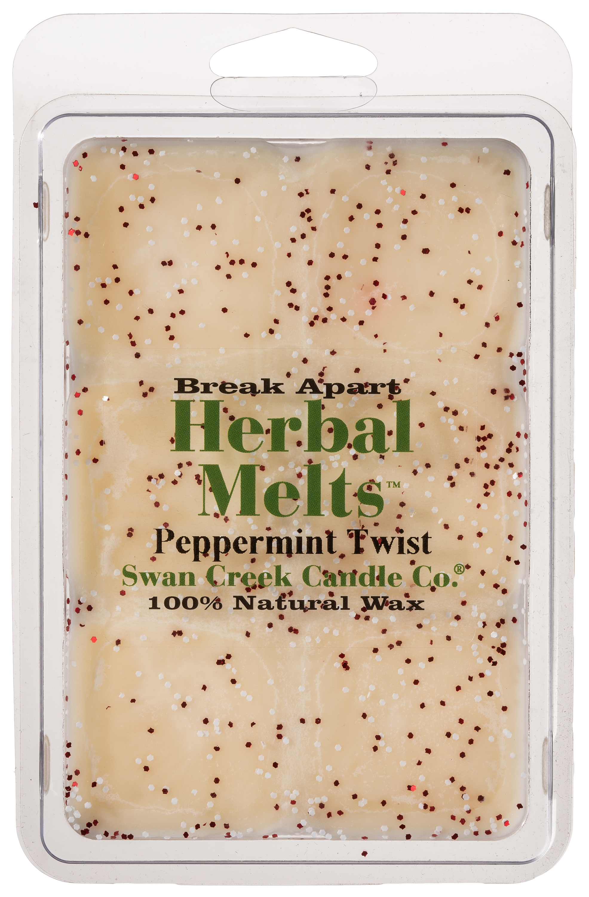 Image of Swan Creek Candle Co. Herbal Melts Scented Melting Wax - Peppermint Twist